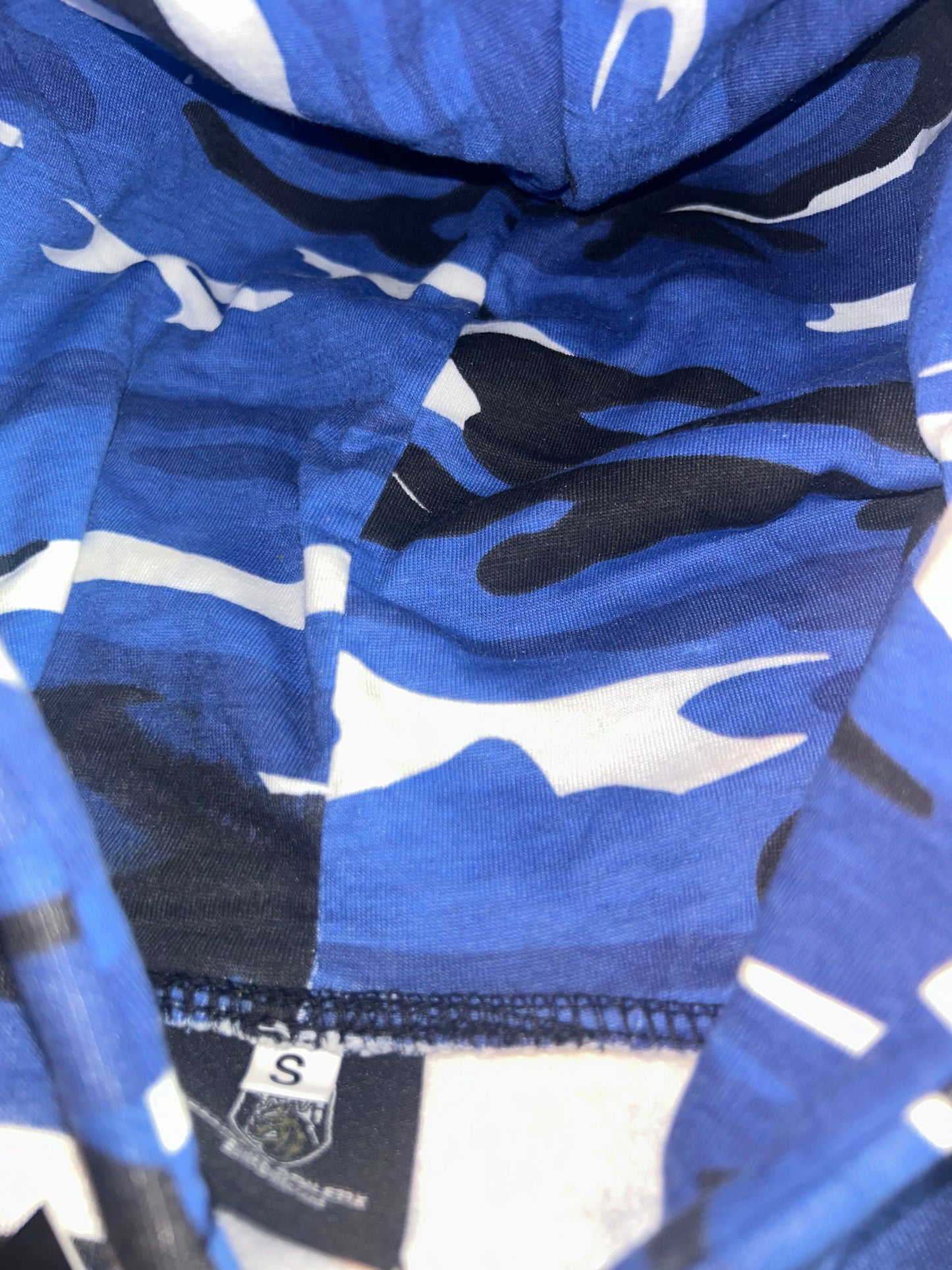 Limited Edition Built Different Heavyweight Hoodie - Blue/White Camo