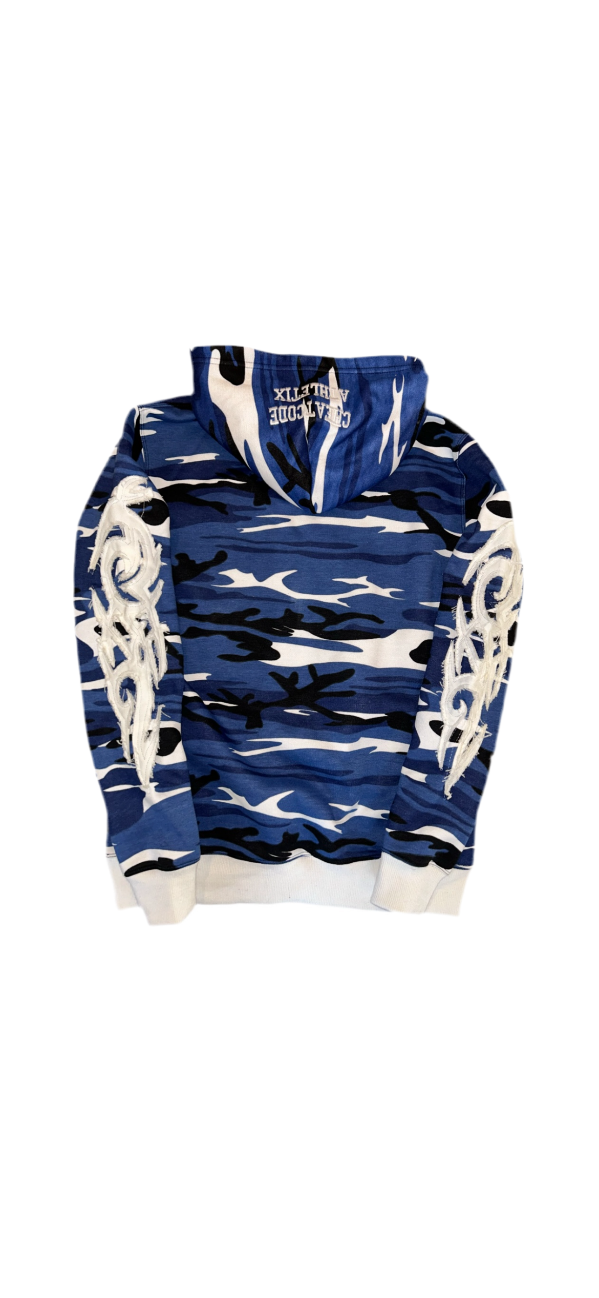 Limited Edition Built Different Heavyweight Hoodie - Blue/White Camo