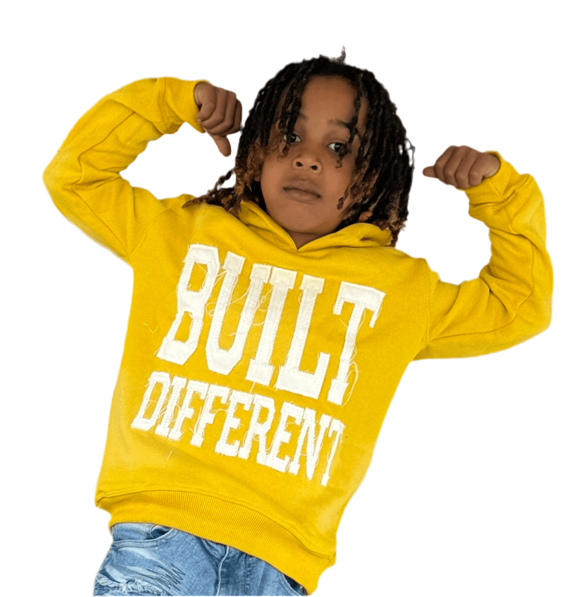 Kids Voltage Hoodie – Distressed Embroidery | Cheatcode Athletix