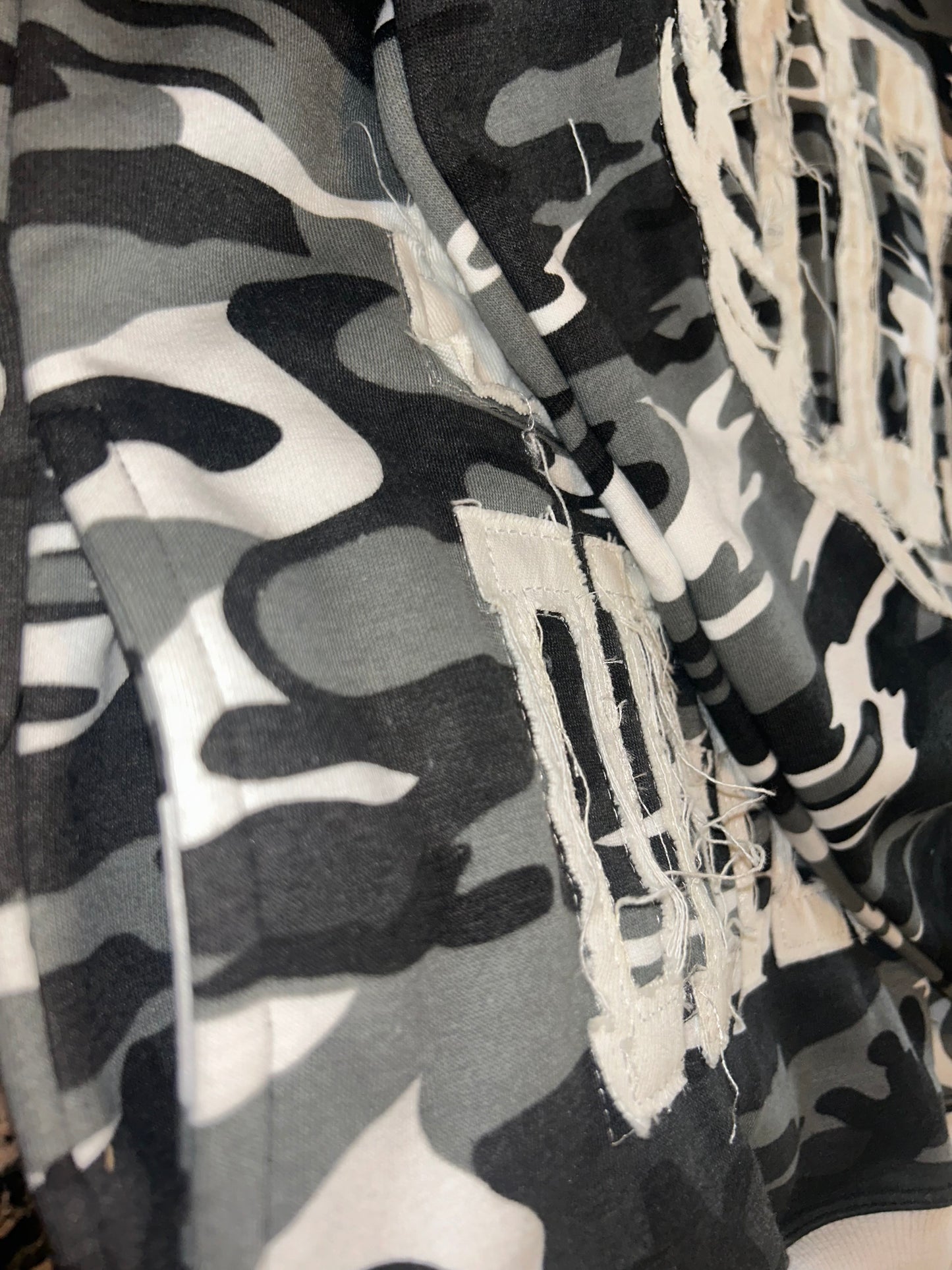 Limited Edition Built Different Heavyweight Hoodie - Black/White Camo