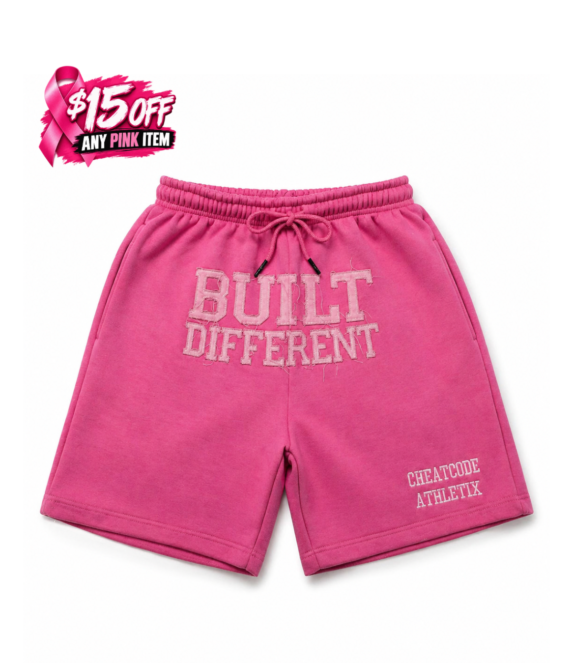 Pink Legacy 350 GSM Heavyweight Shorts