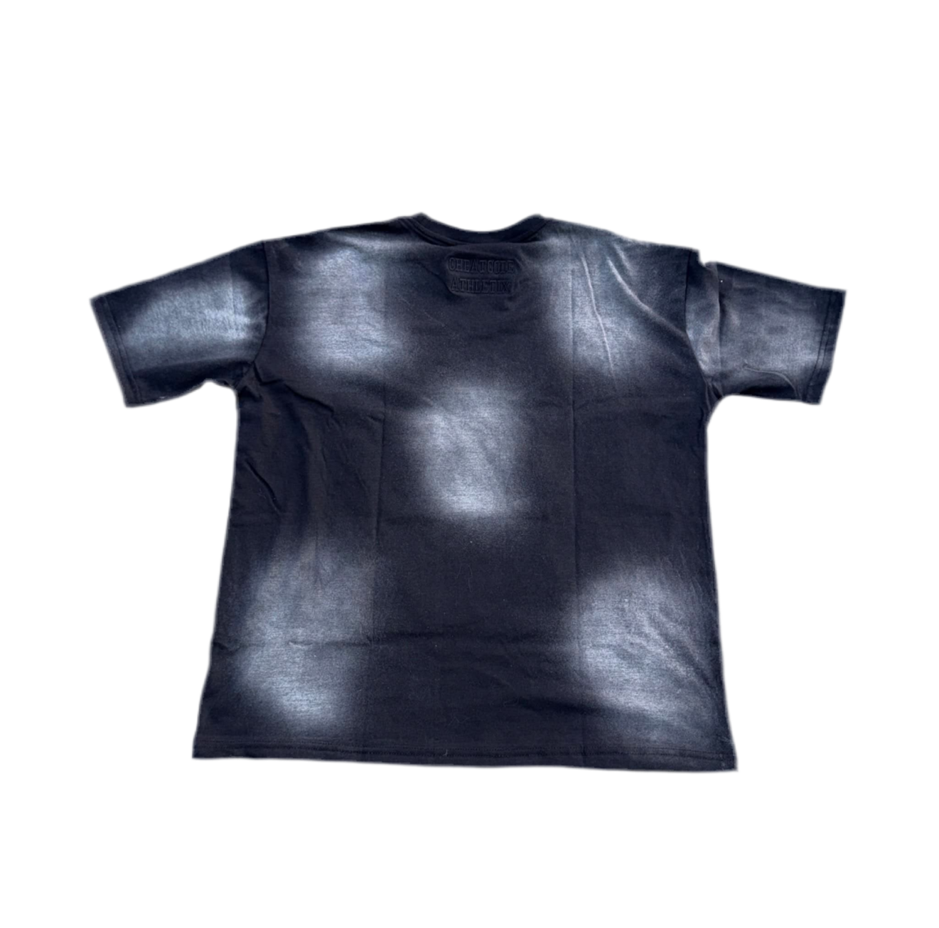 Blackout Acid Wash Shirt – Distressed Embroidered | Cheatcode Athletix