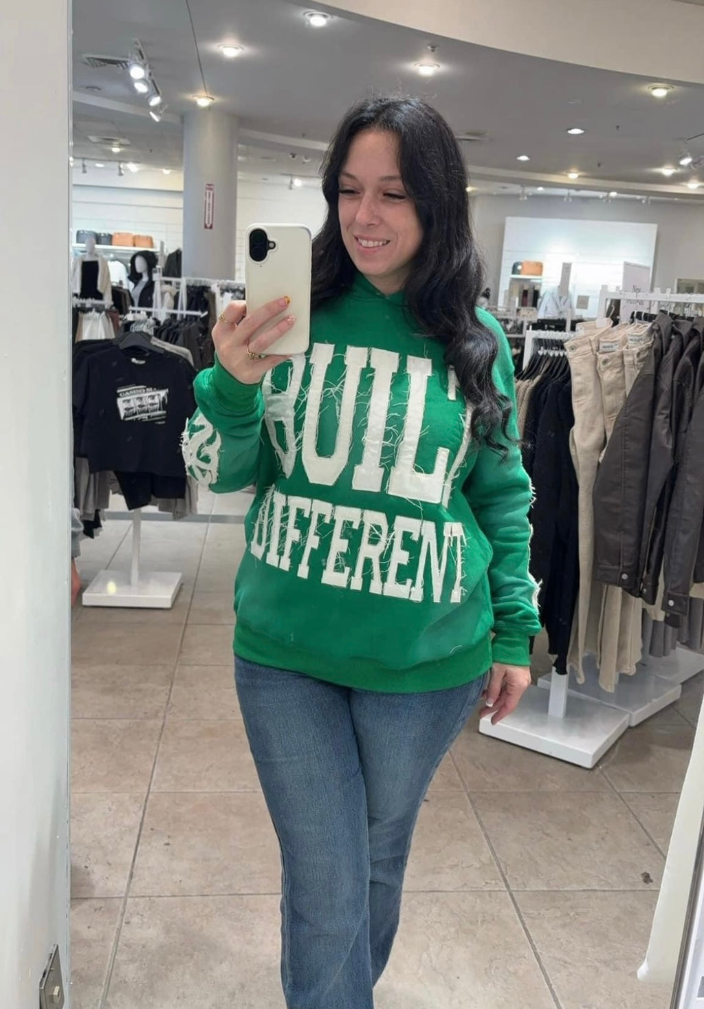 Built Different: Money Green Edition Unisex Hoodie