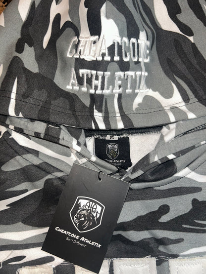 Limited Edition Built Different Heavyweight Hoodie - Black/White Camo
