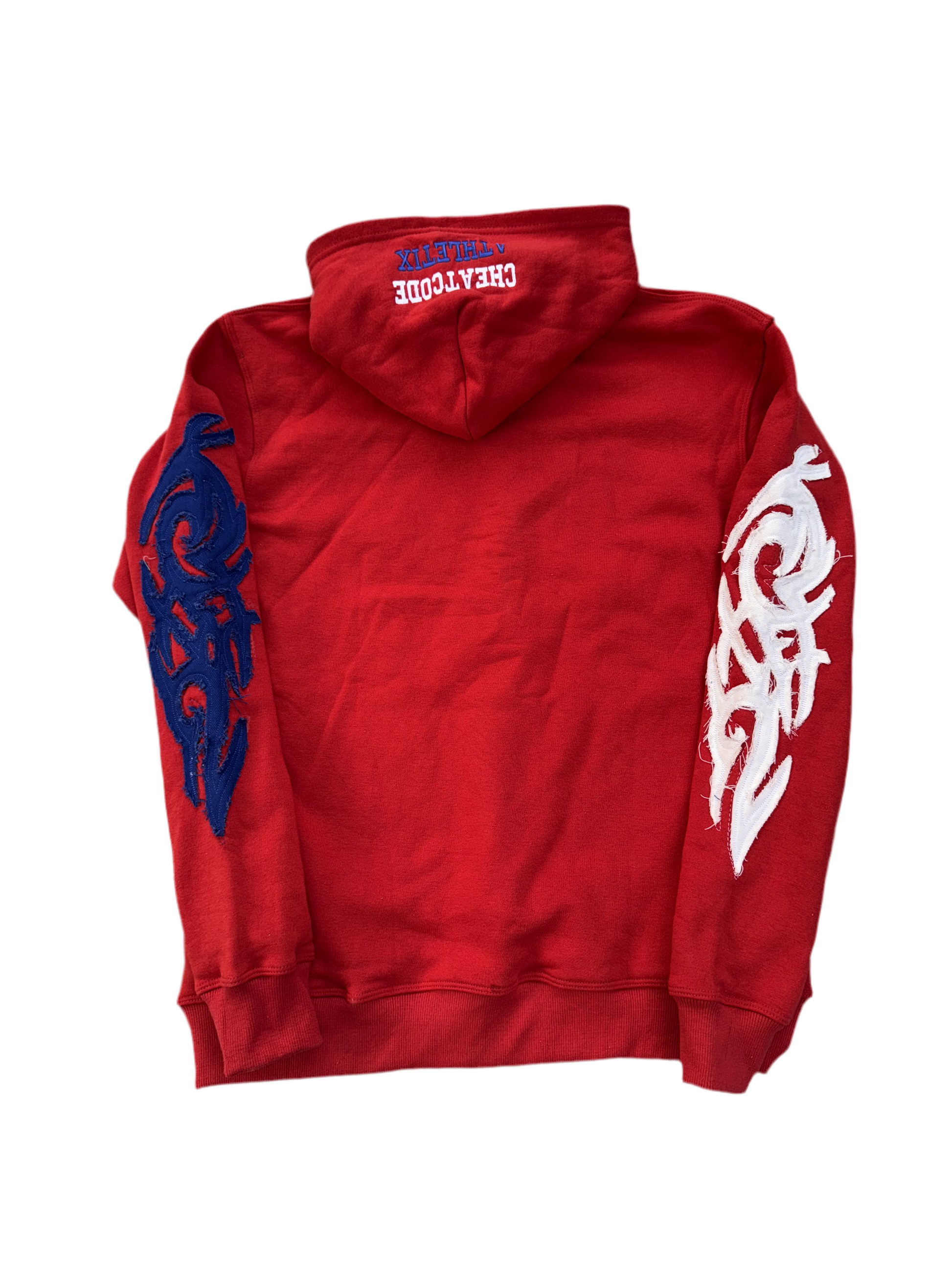 Built Different: Bloodline Mafia Edition Unisex Hoodie – 350 GSM Premium Cotton, Distressed Embroidery, Let’s Go Buffalo Patch