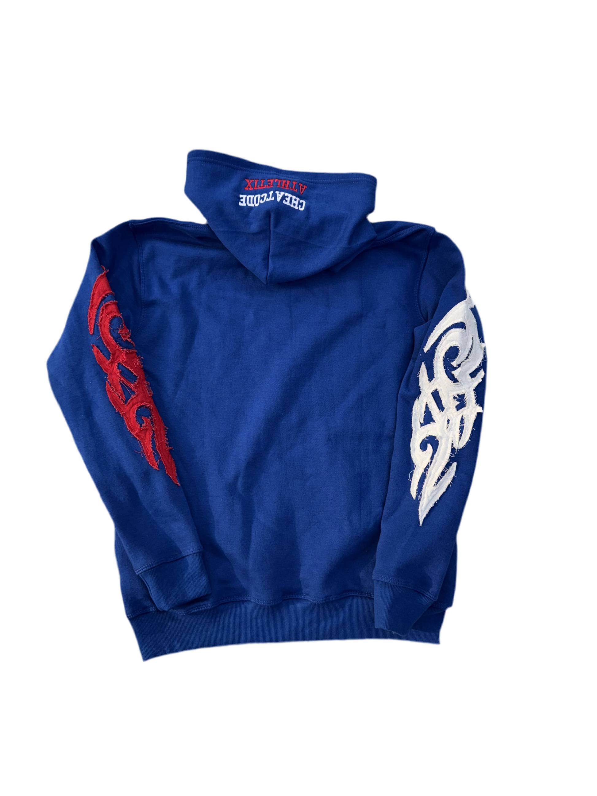 Built Different: Mafia Edition Unisex Hoodie – 350 GSM Premium Cotton, Distressed Embroidery, Let’s Go Buffalo Patch