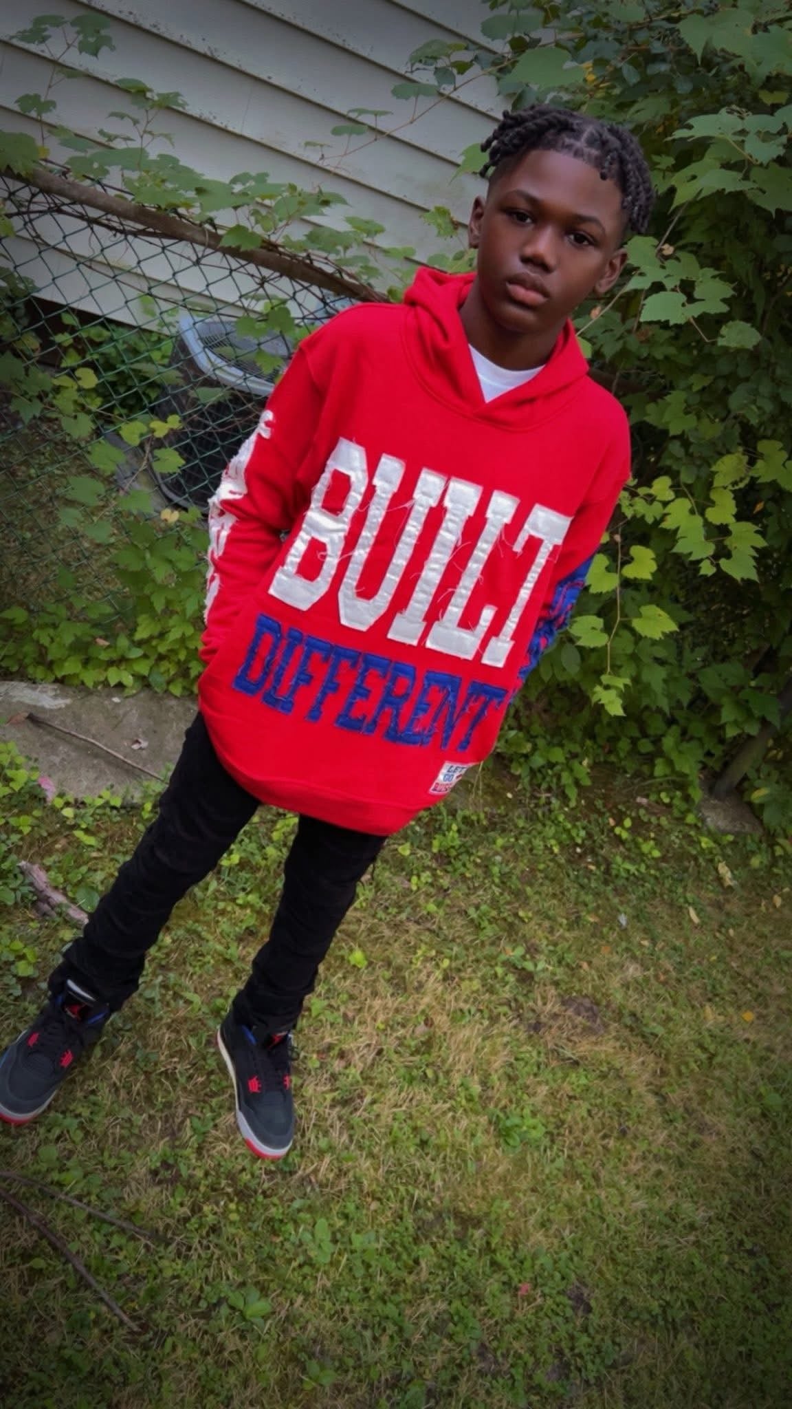 Built Different: Bloodline Mafia Edition Unisex Hoodie – 350 GSM Premium Cotton, Distressed Embroidery, Let’s Go Buffalo Patch