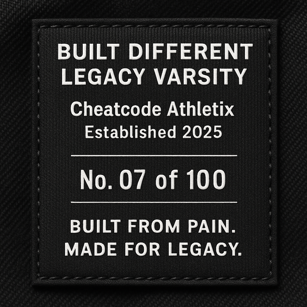 Built Different: 100-Piece Limited Varsity Release (Preorder)