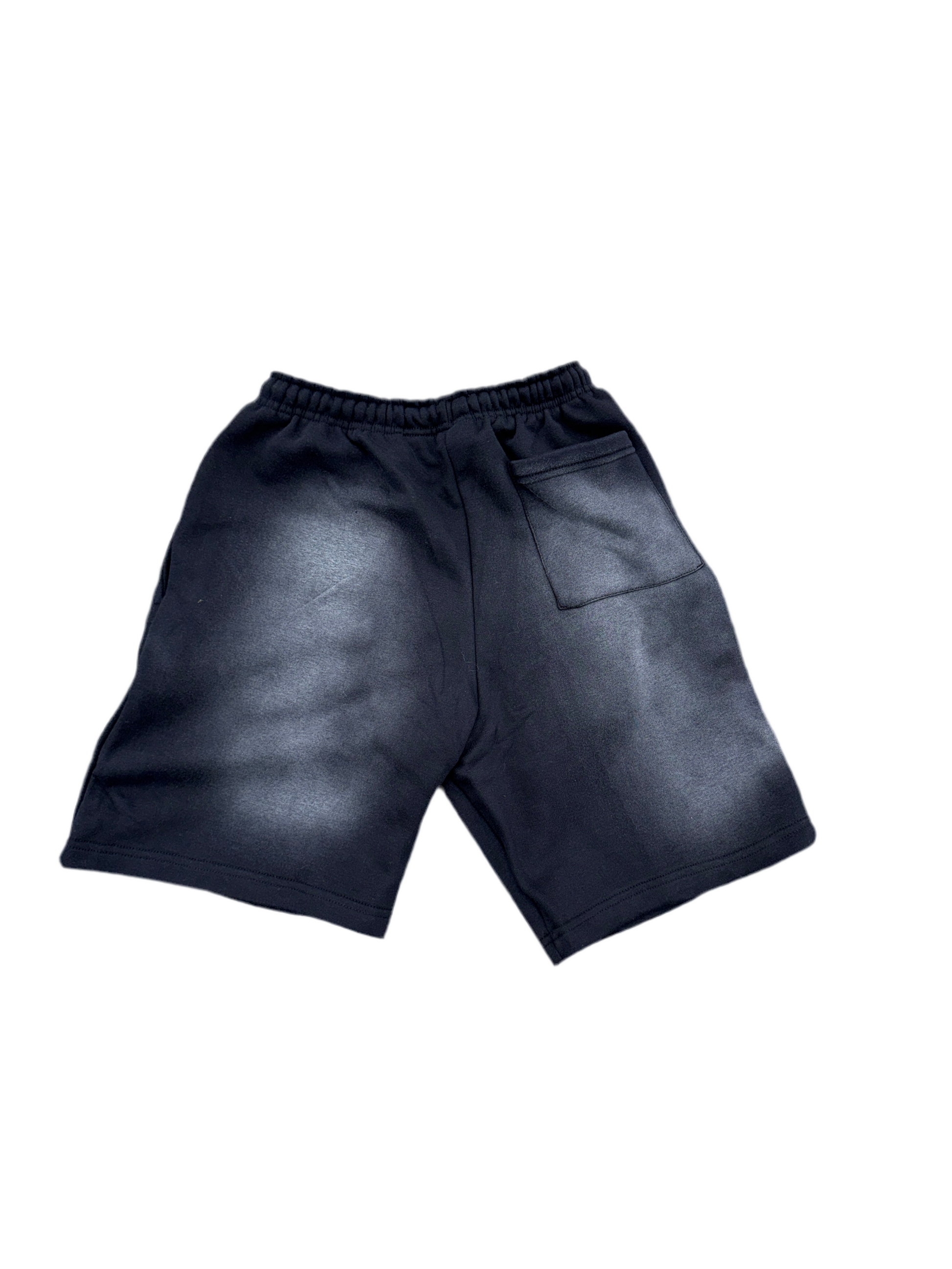 Oreo Acid Wash Shorts – Distressed Embroidered | Cheatcode Athletix
