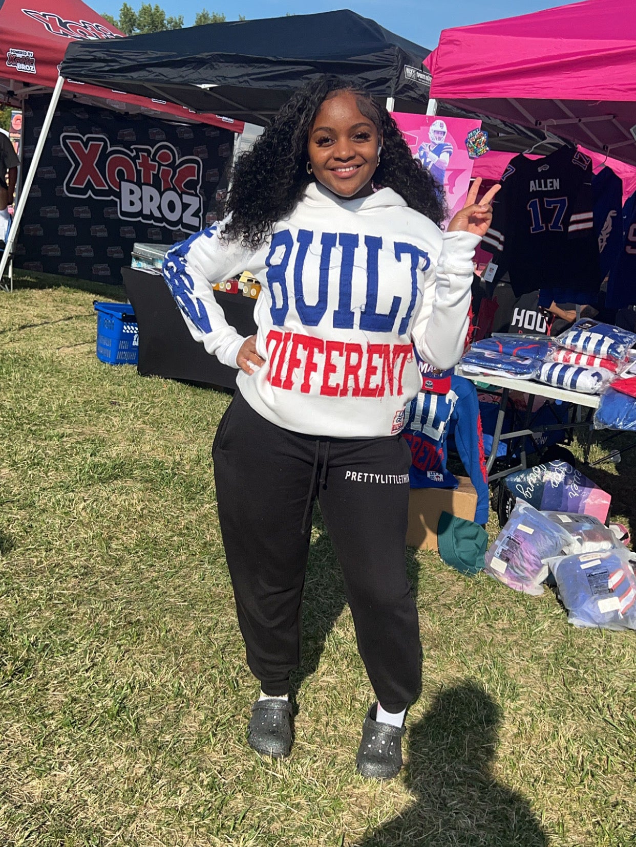 Built Different: Rivalries Edition Unisex Hoodie – 350 GSM Premium Cotton, Distressed Embroidery, Let’s Go Buffalo Patch