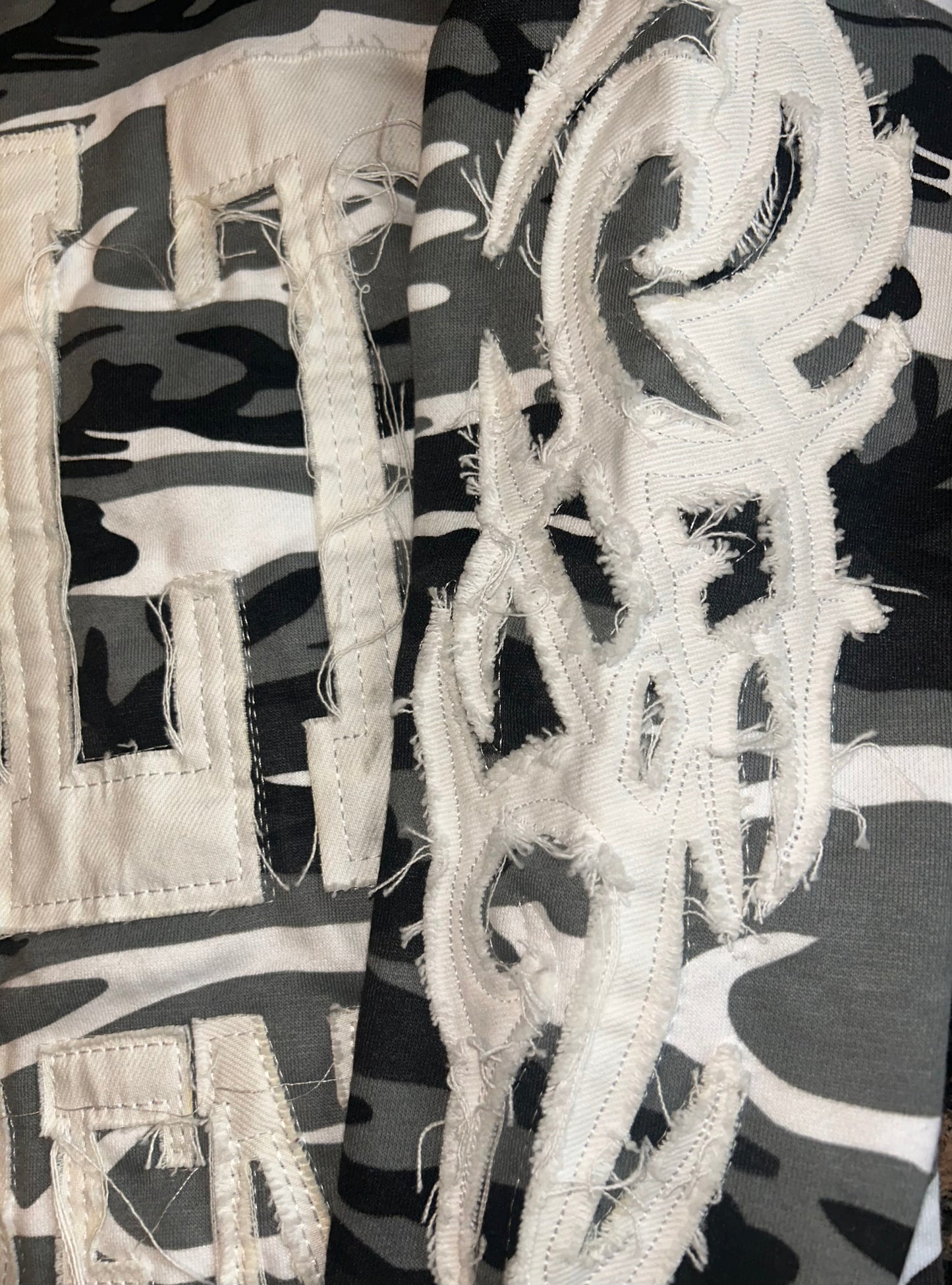 Limited Edition Built Different Heavyweight Hoodie - Black/White Camo