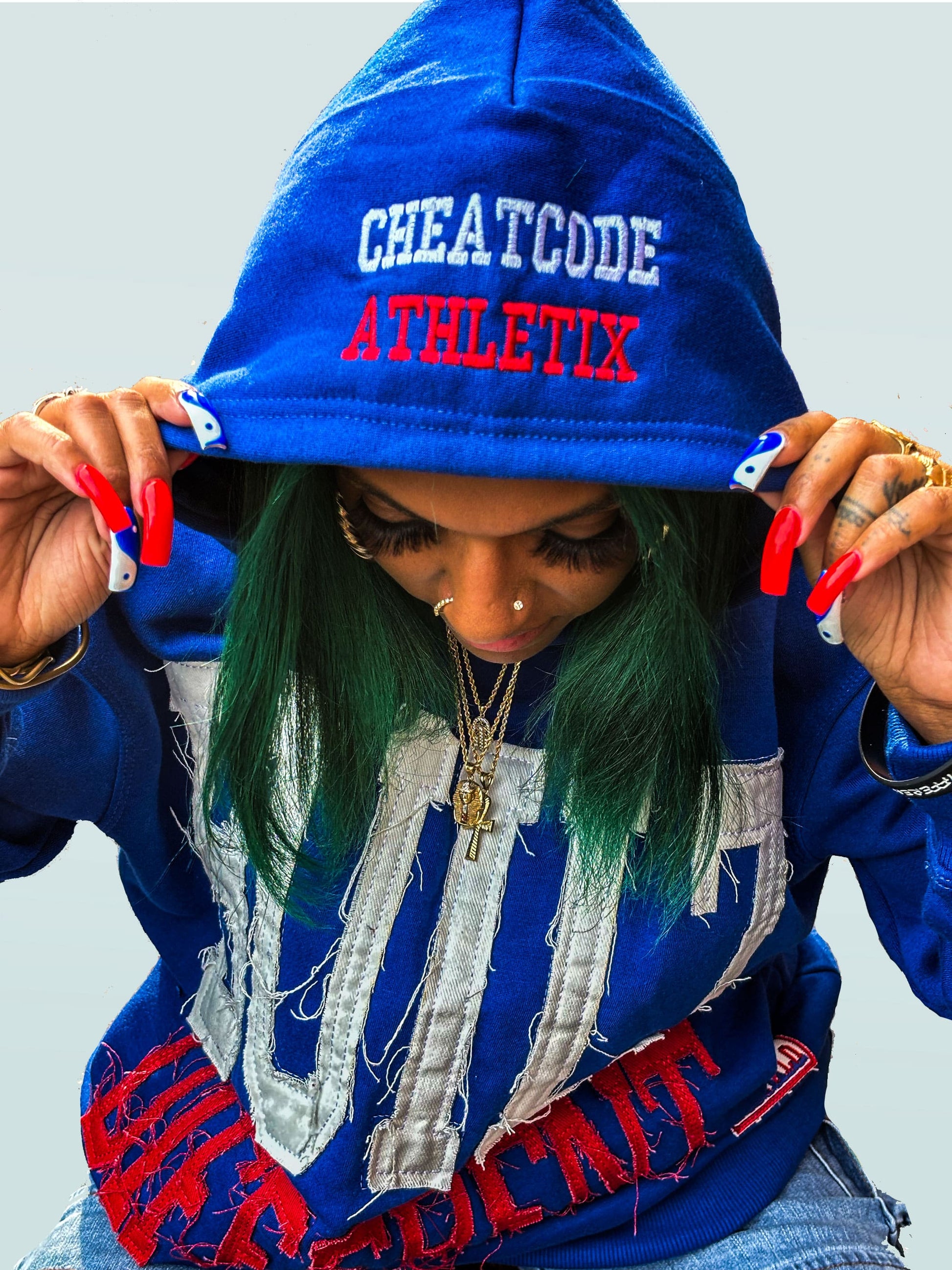 Built Different: Mafia Edition Unisex Hoodie – 350 GSM Premium Cotton, Distressed Embroidery, Let’s Go Buffalo Patch