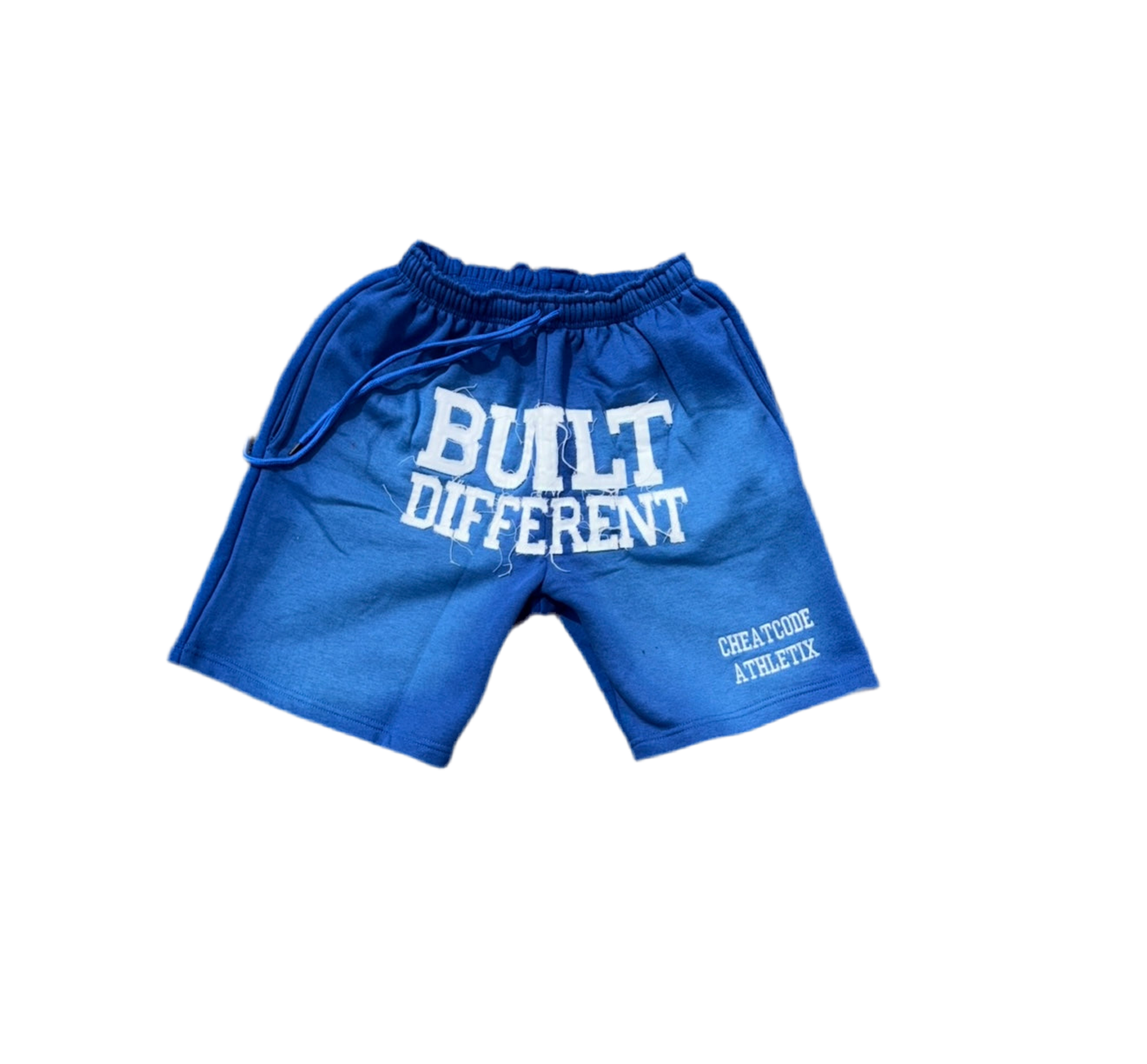 Nipsey Acid Wash Shorts – Distressed Embroidered | Cheatcode Athletix