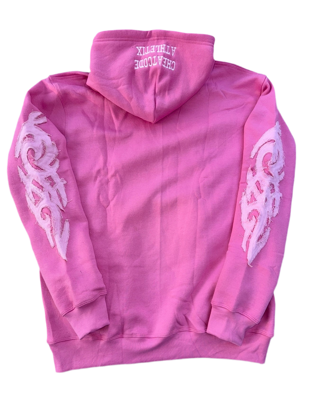 Built Different: Breast Cancer Awareness Edition Unisex Hoodie – 350 GSM Premium Cotton, Distressed Embroidery, “Believe • Hope • Fight” Patch (Portion of Proceeds Donated) *Preorder Ships Oct 8th*