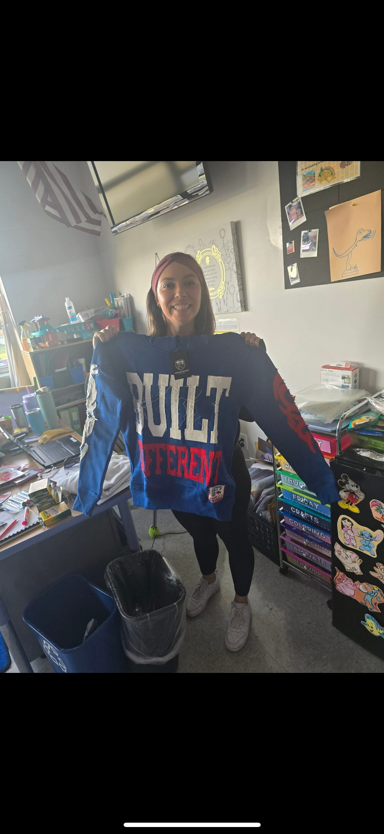 Built Different: Mafia Edition Unisex Hoodie – 350 GSM Premium Cotton, Distressed Embroidery, Let’s Go Buffalo Patch