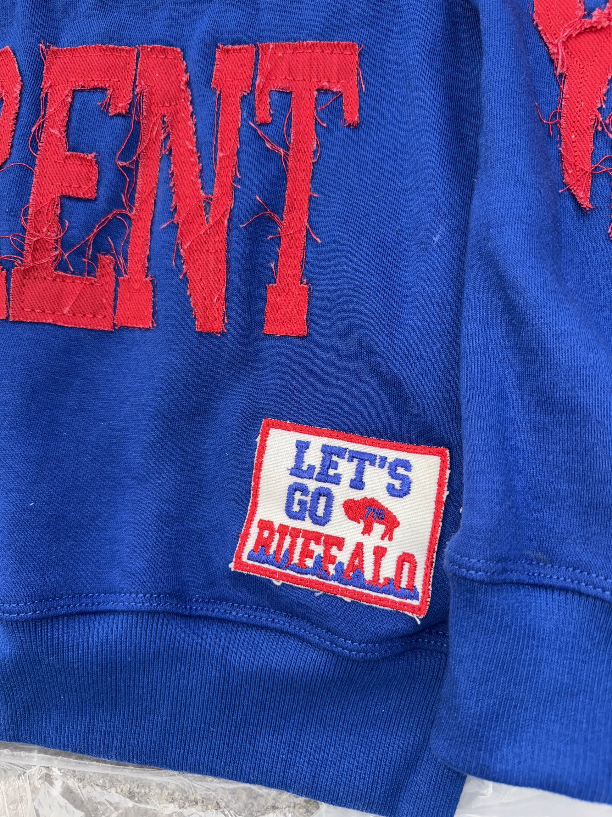 Built Different: Mafia Edition Unisex Hoodie – 350 GSM Premium Cotton, Distressed Embroidery, Let’s Go Buffalo Patch