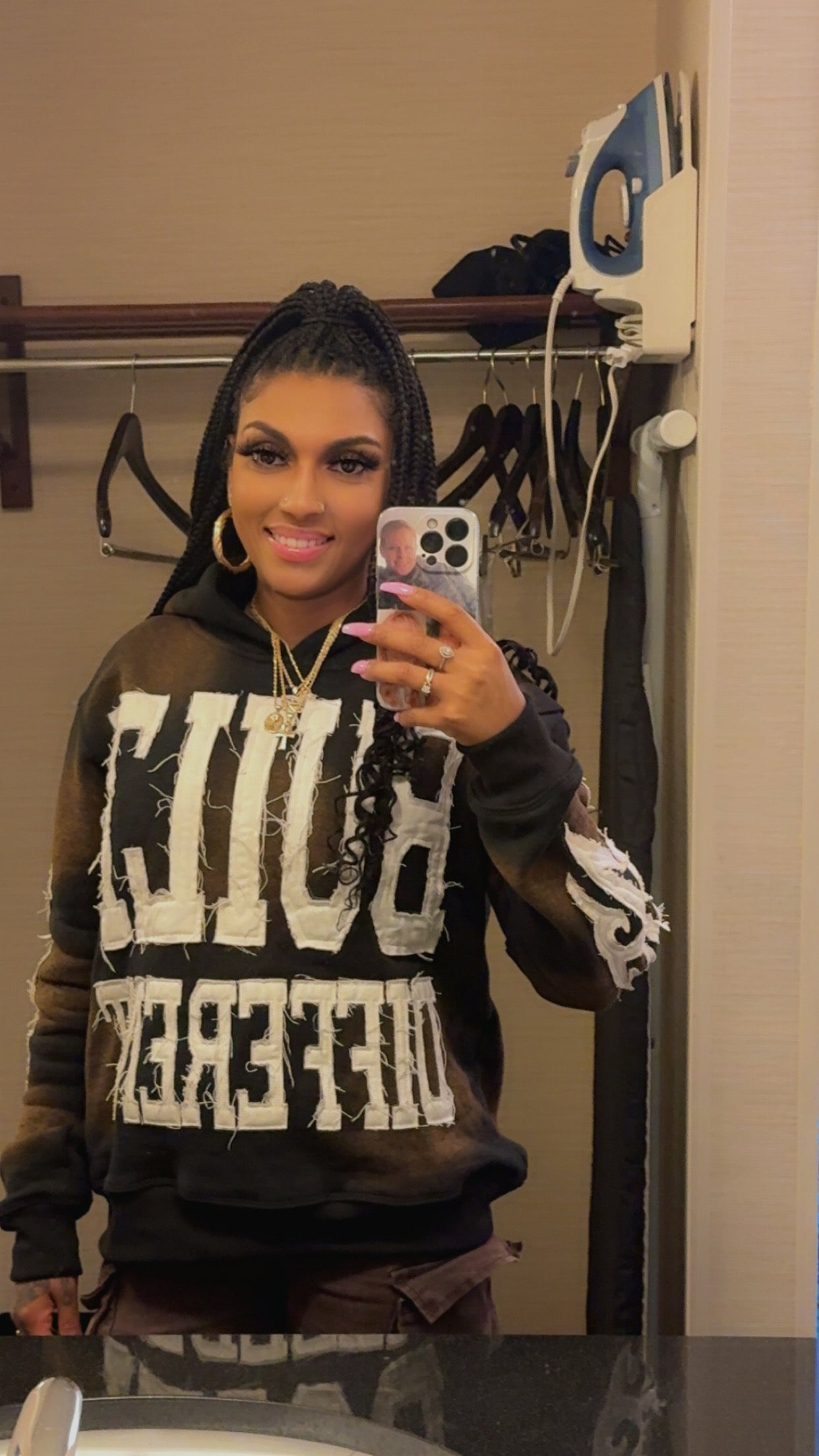 Built Different: The Foundation Edition Unisex Hoodie – 350 GSM Premium Cotton, Distressed Embroidery, Eclipse Statement Piece