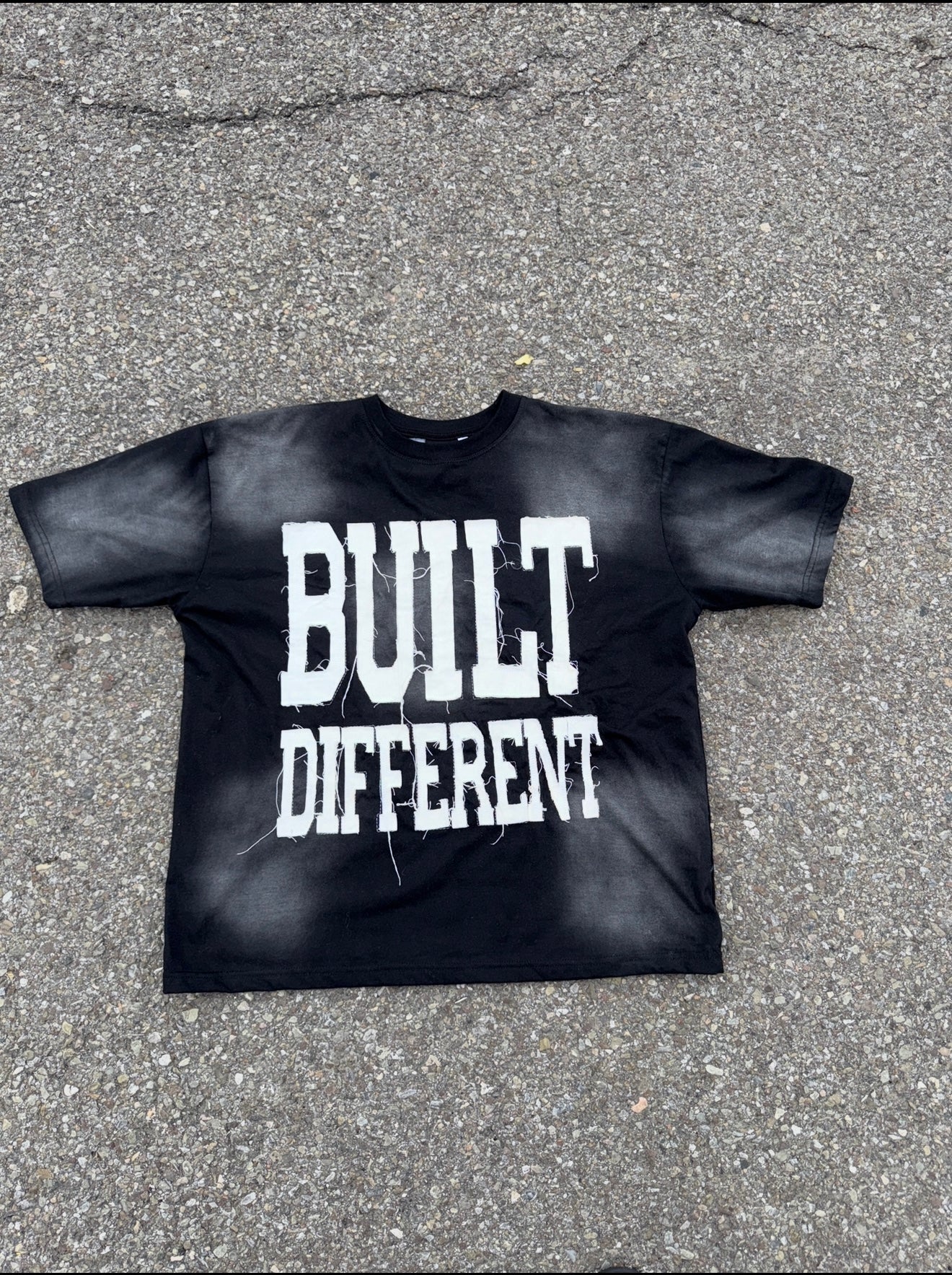 Oreo Acid Wash Shirt – Distressed Embroidered | Cheatcode Athletix