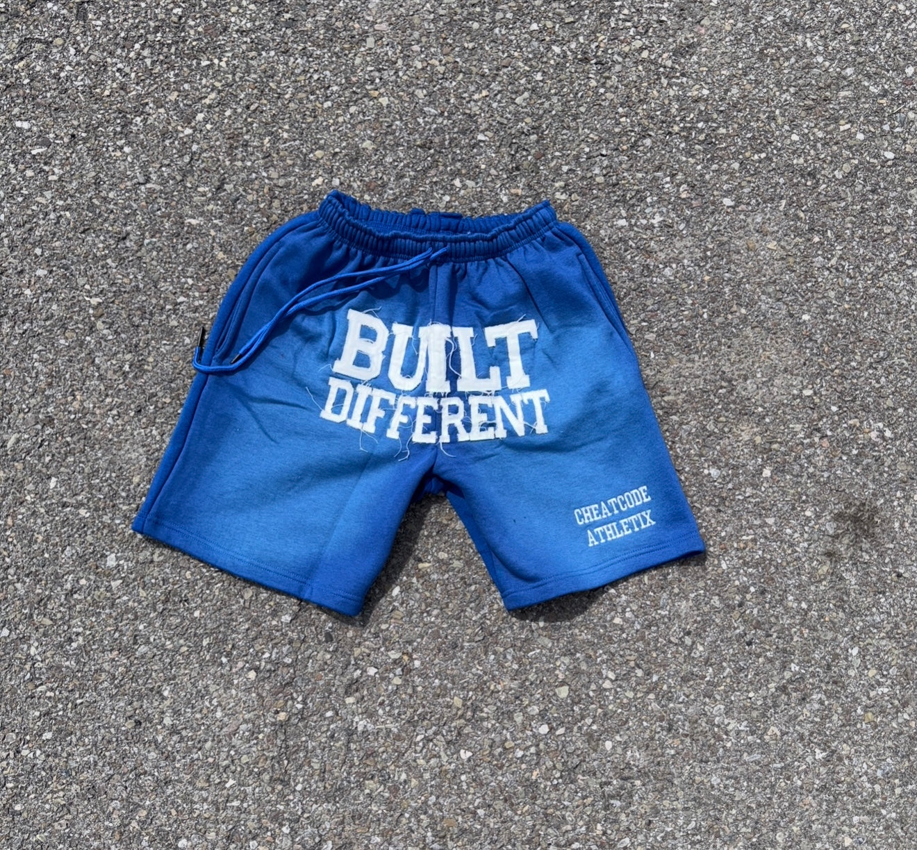Nipsey Acid Wash Shorts – Distressed Embroidered | Cheatcode Athletix