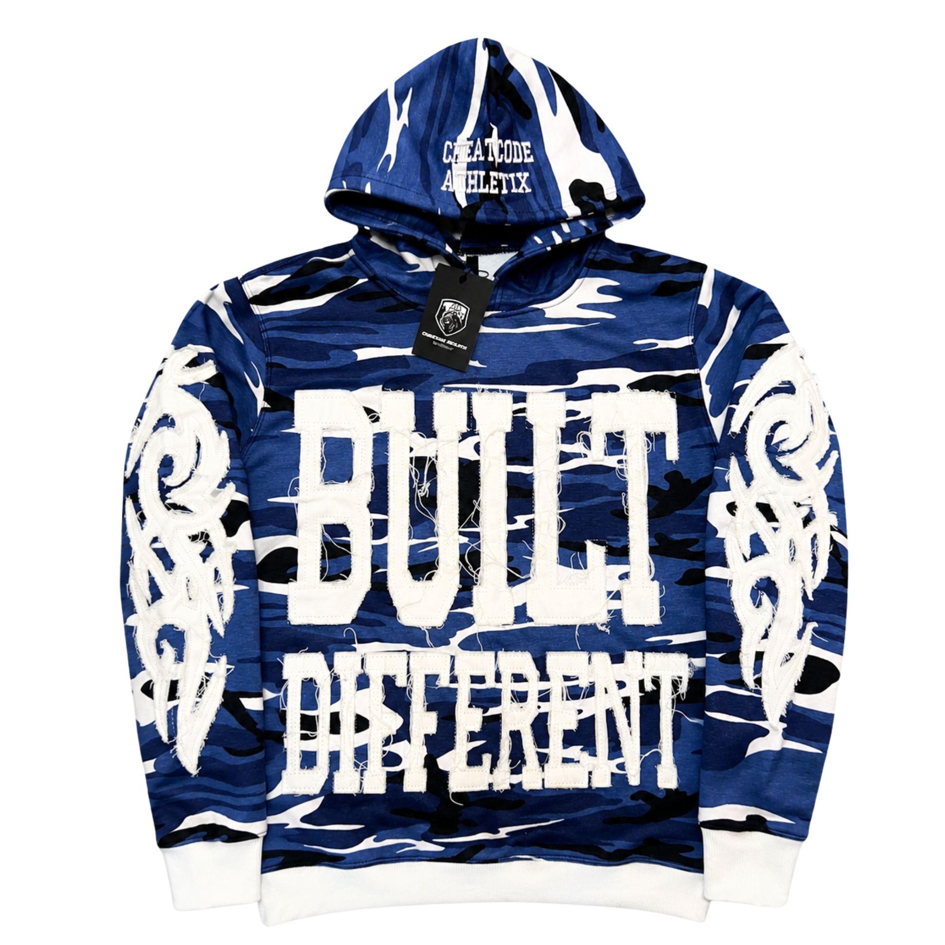 Blue Camo Hoodie