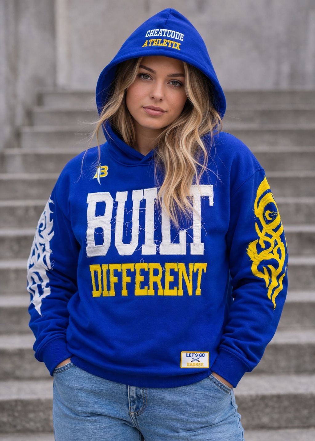 Buffalo Blue Collar Hoodie