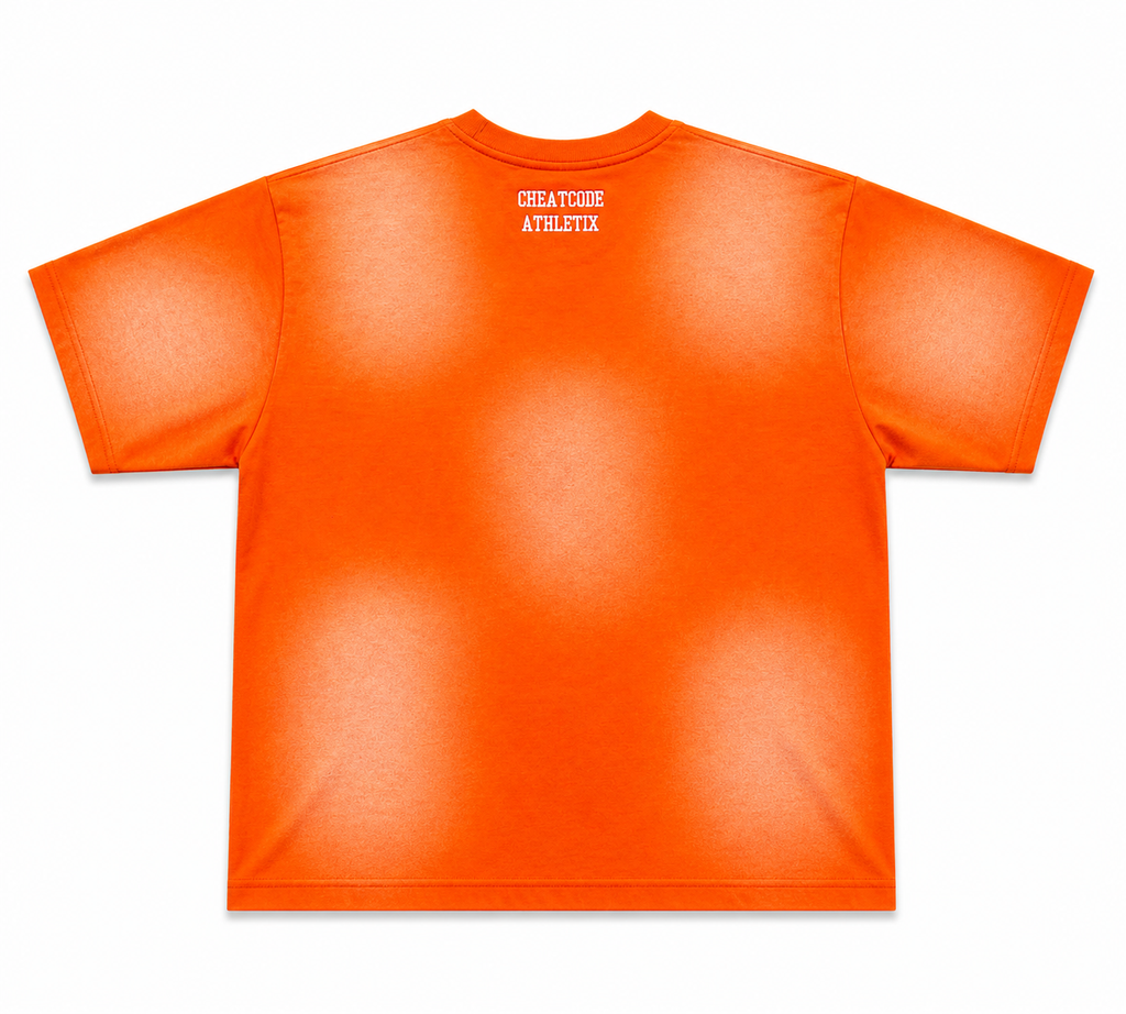 Orange 250 GSM Relaxed Heavyweight Tee