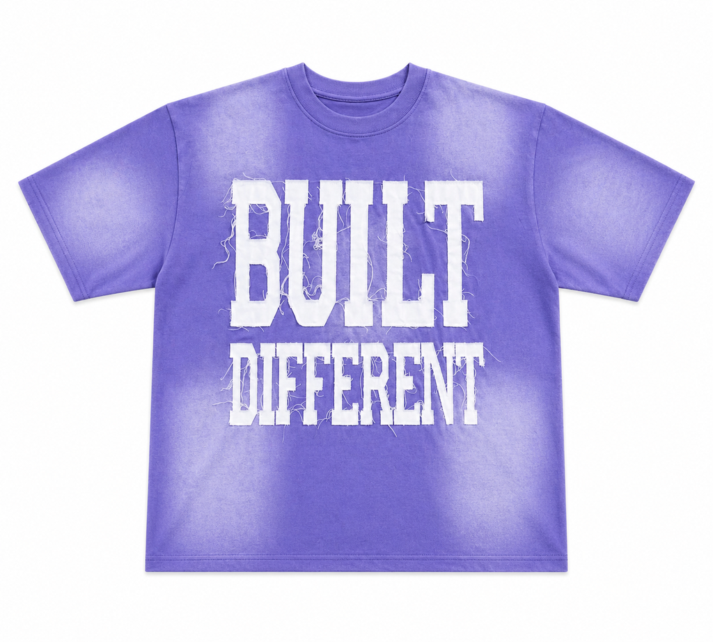 Brenda Purple 250 GSM Relaxed Heavyweight Tee