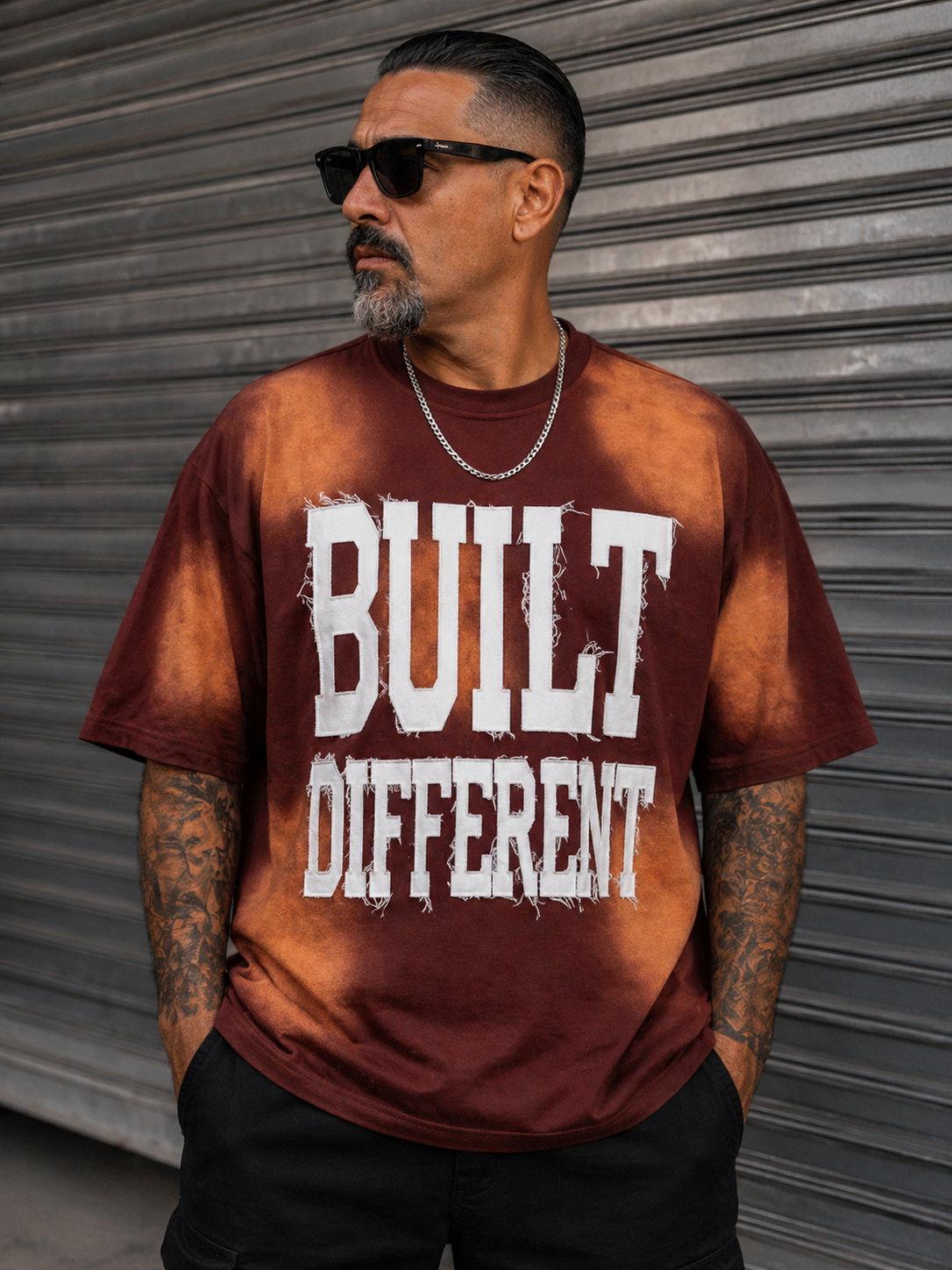 Brown 250 GSM Relaxed Heavyweight Tee