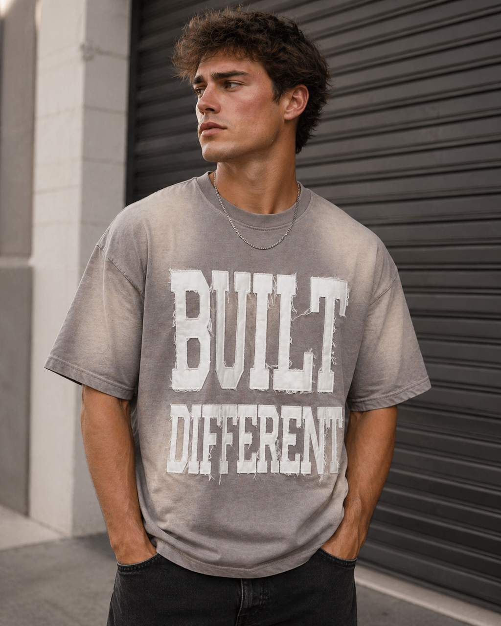 Smoke 250 GSM Relaxed Heavyweight Tee