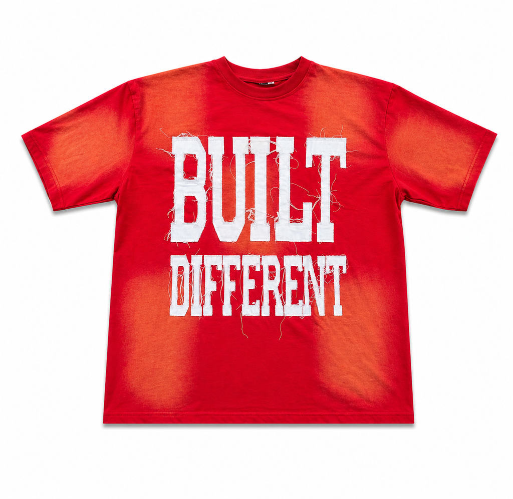 Inferno Red 250 GSM Relaxed Heavyweight Tee