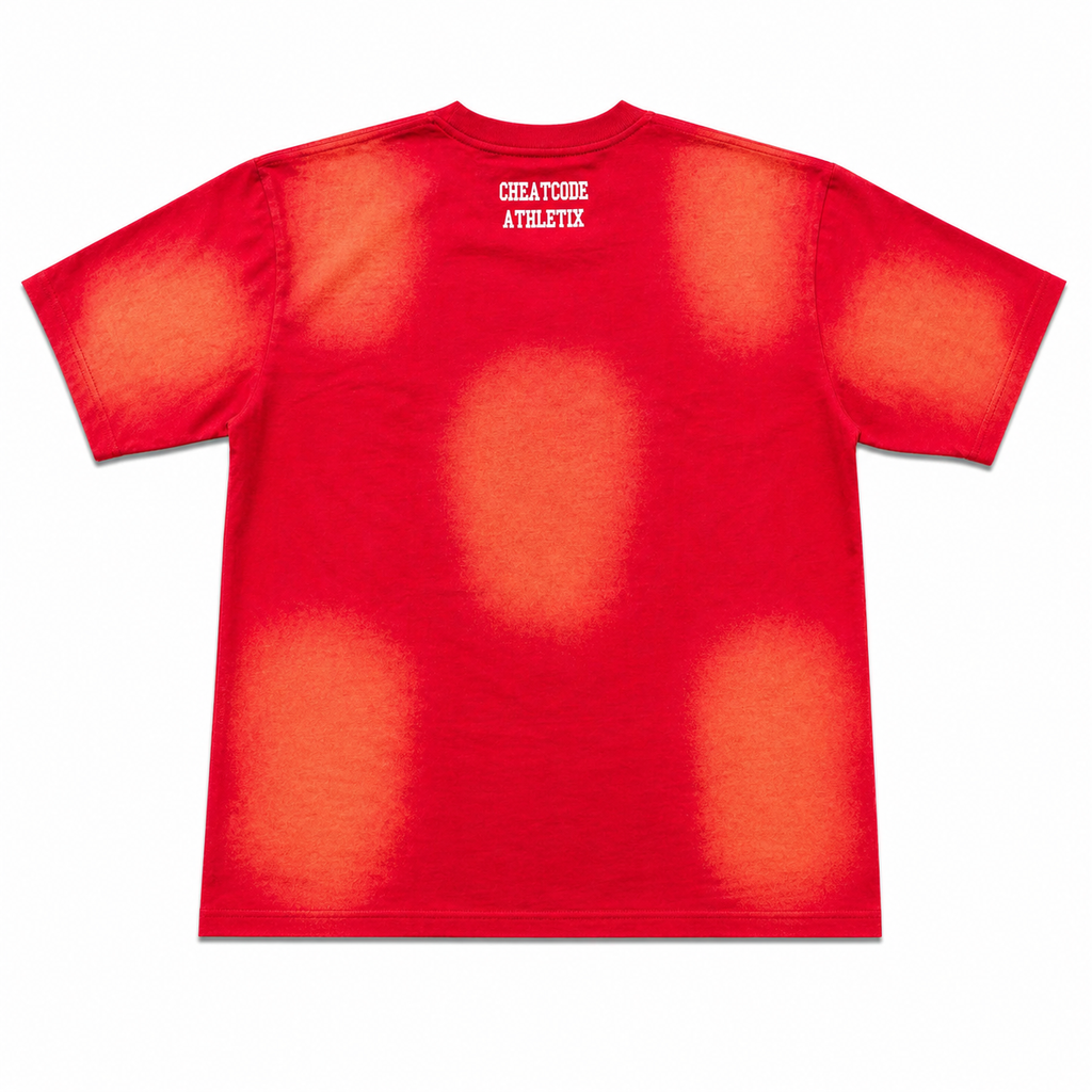 Inferno Red 250 GSM Relaxed Heavyweight Tee