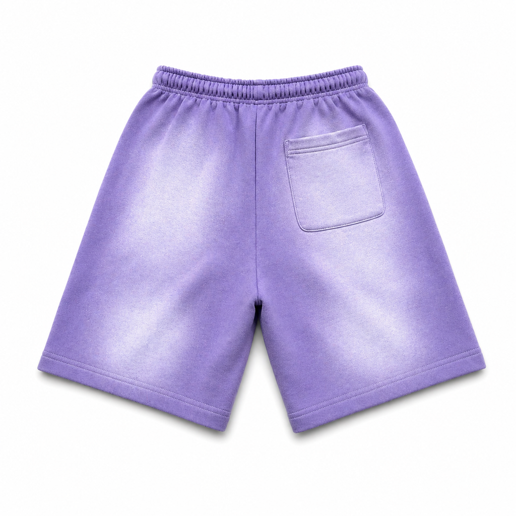 Brenda Purple 350 GSM Heavyweight Shorts