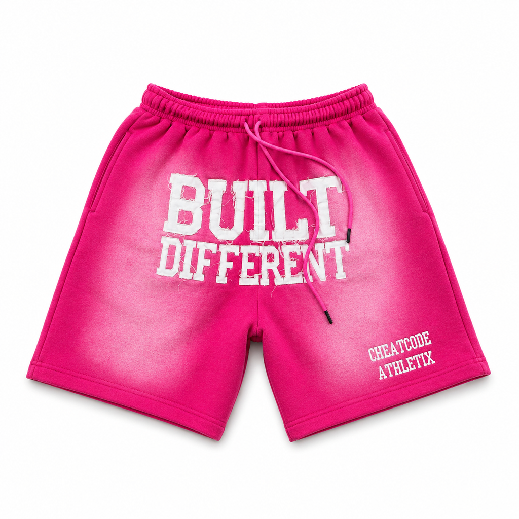 Pink Rose 350 GSM Heavyweight Shorts