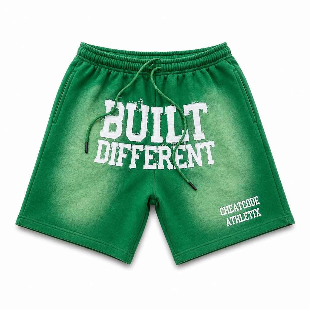 Green 350 GSM Heavyweight Shorts