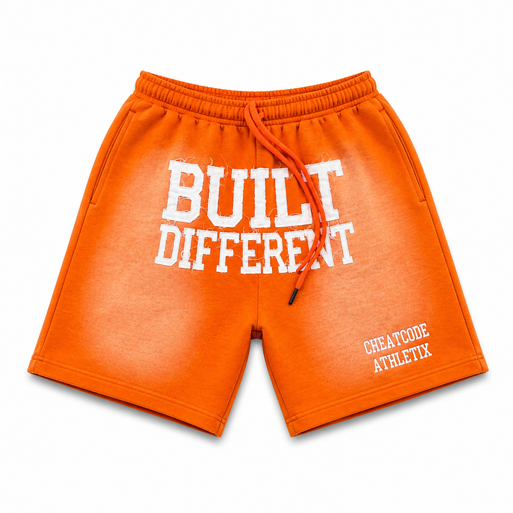 Orange 350 GSM Heavyweight Shorts