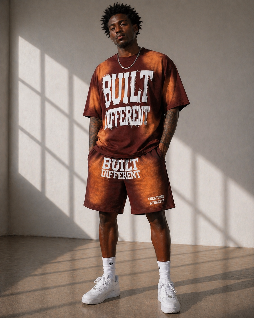 Brown 350 GSM Heavyweight Shorts