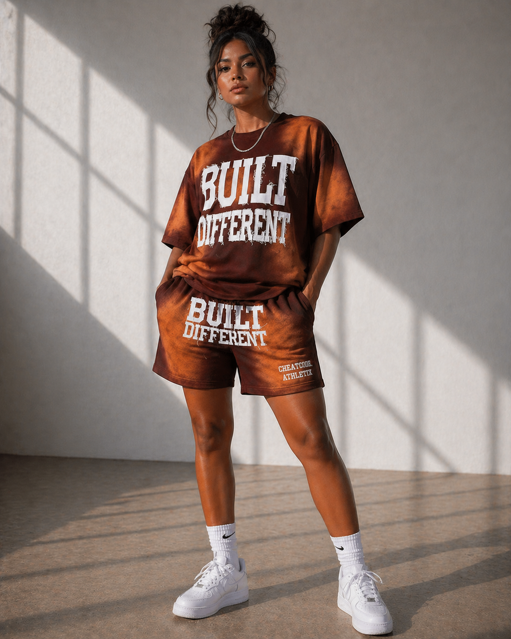 Brown 350 GSM Heavyweight Shorts