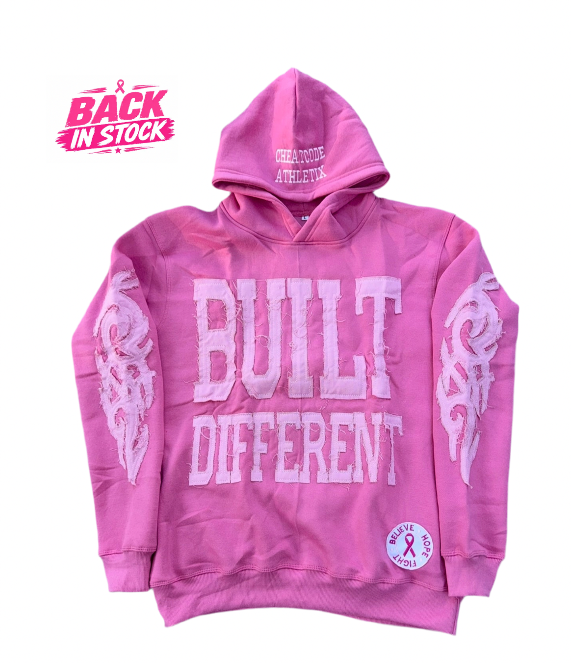 Pink Legacy Hoodie – Believe Hope Fight Edition