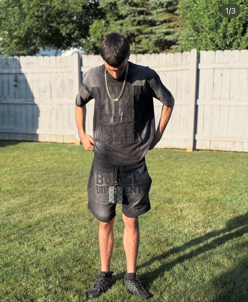Blackout Acid Wash Shirt – Distressed Embroidered | Cheatcode Athletix