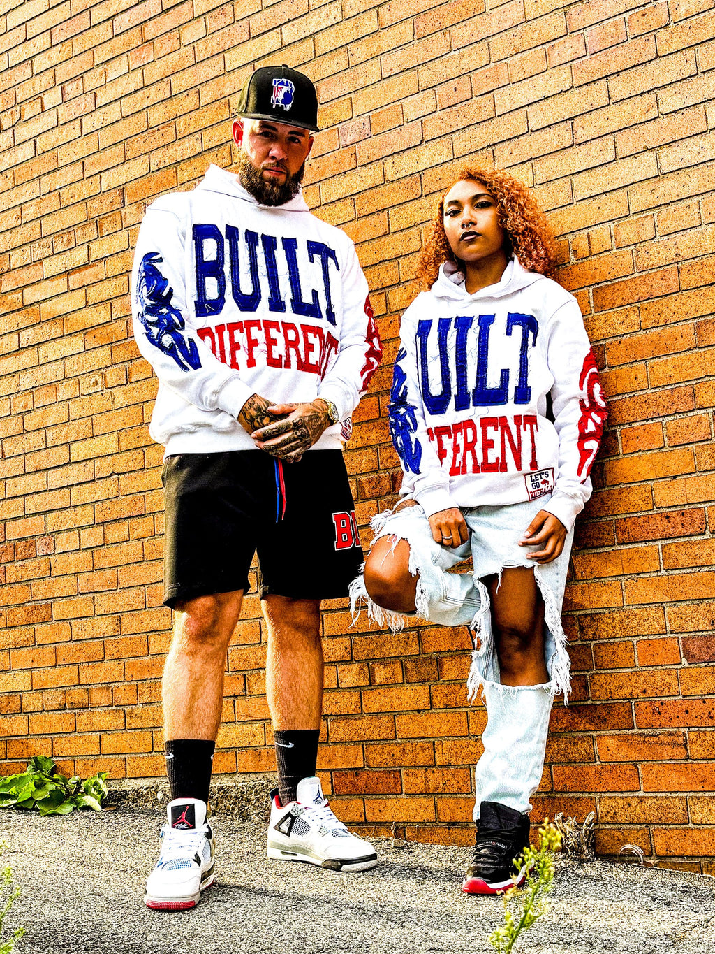 Built Different: Mafia Edition Unisex Hoodie – 350 GSM Premium Cotton, Distressed Embroidery, Let’s Go Buffalo Patch