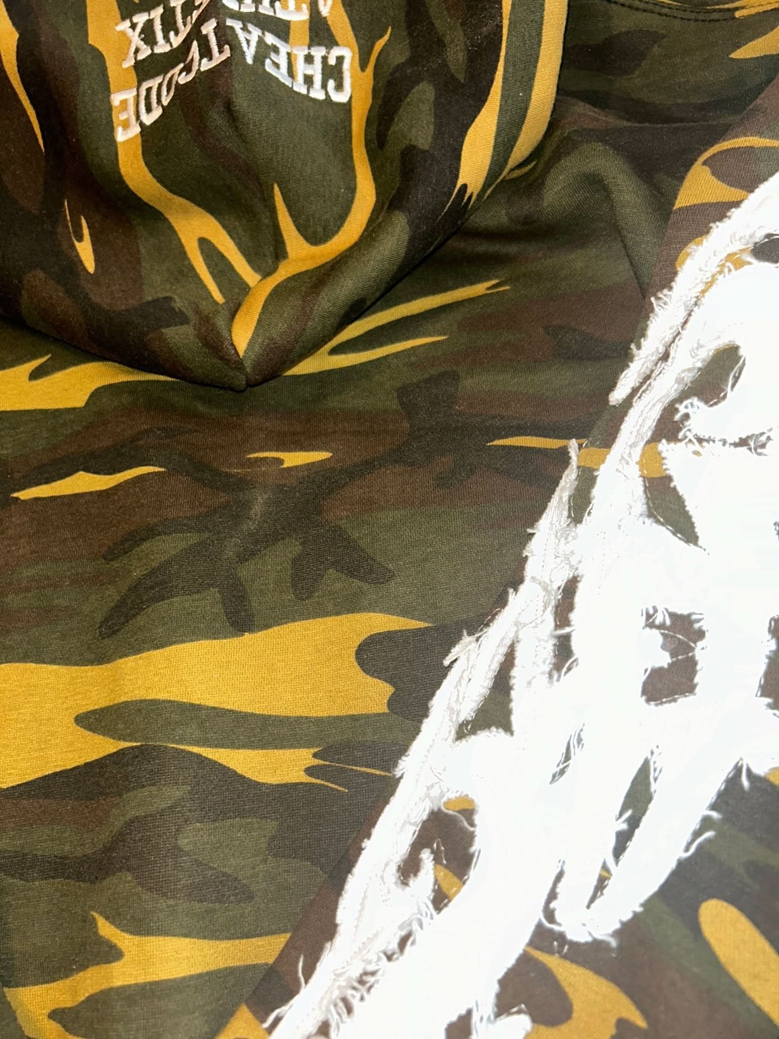 Army Camo Built Different Hoodie - Cheatcode Athletix