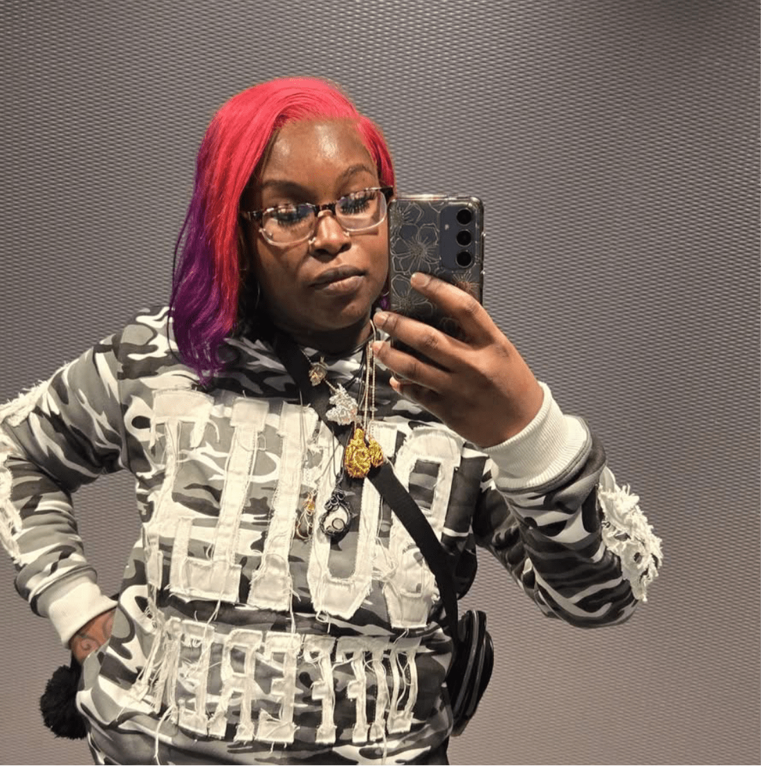 Black Camo Built Different Hoodie - Cheatcode Athletix