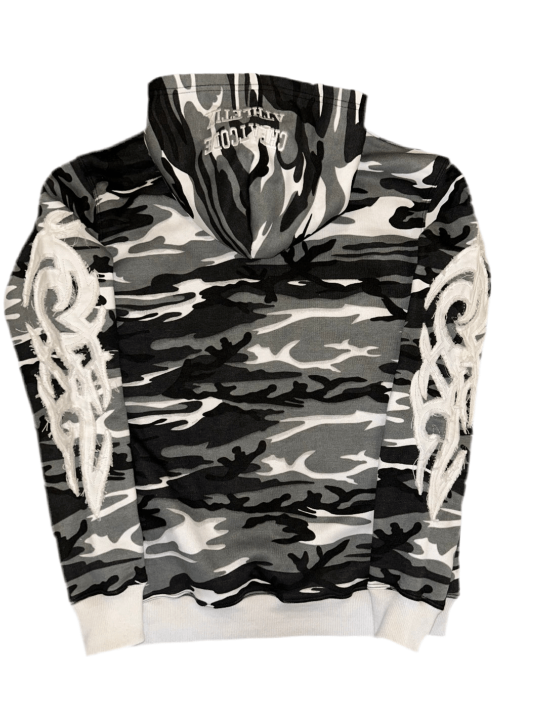 Black Camo Built Different Hoodie - Cheatcode Athletix
