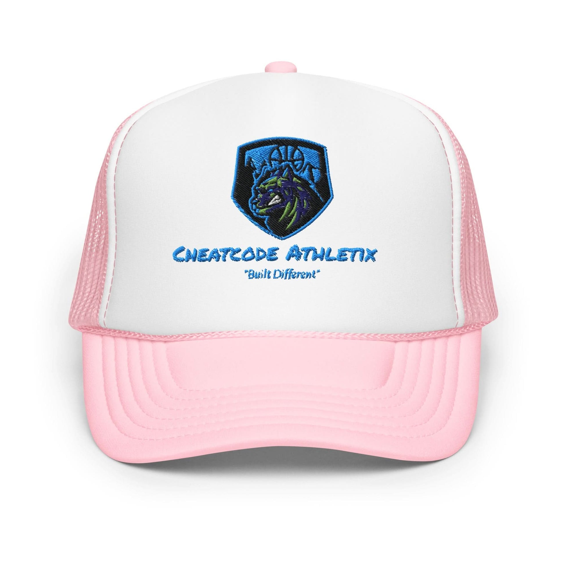 Built Different a Logo Trucker Hat - Cheatcode Athletix