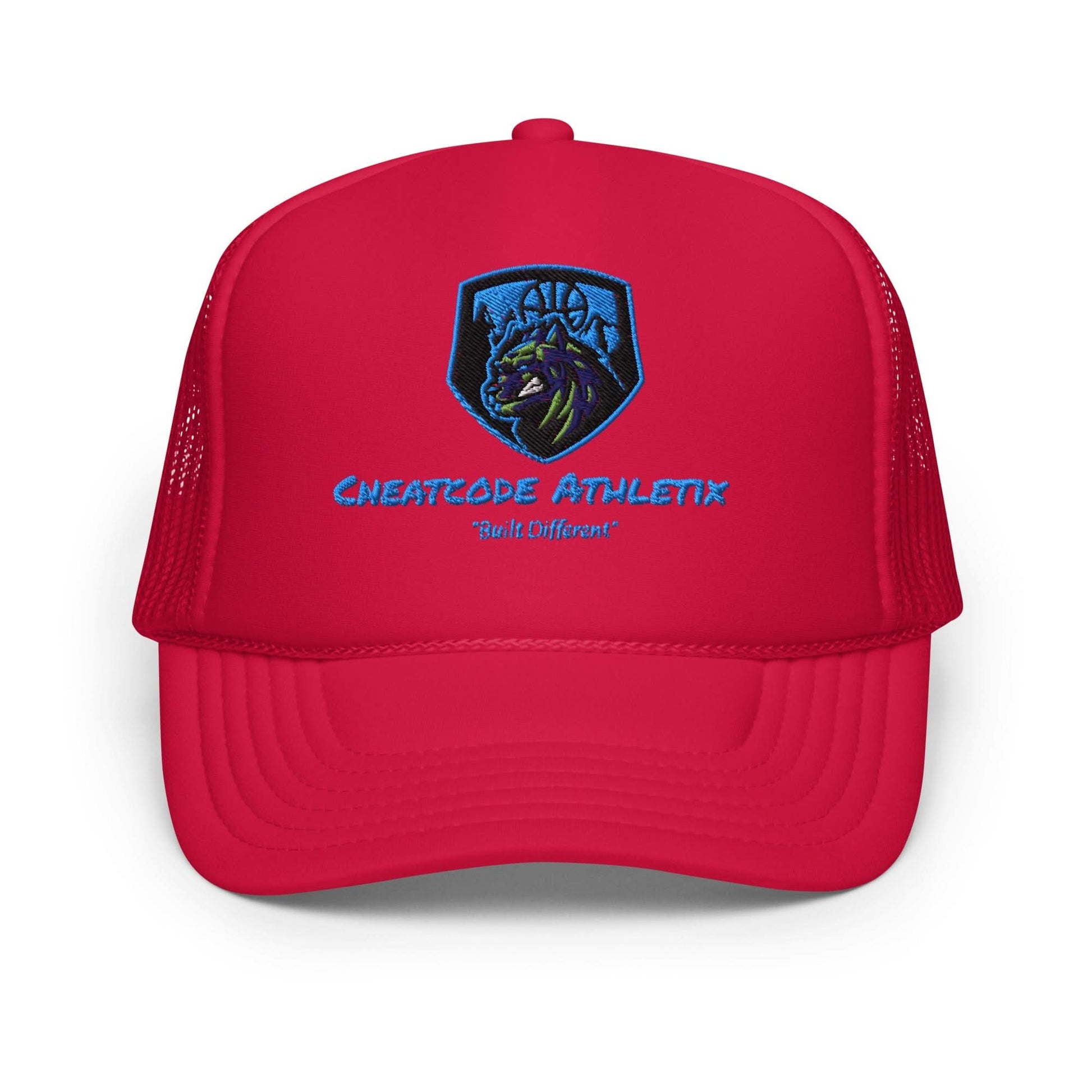 Built Different a Logo Trucker Hat - Cheatcode Athletix