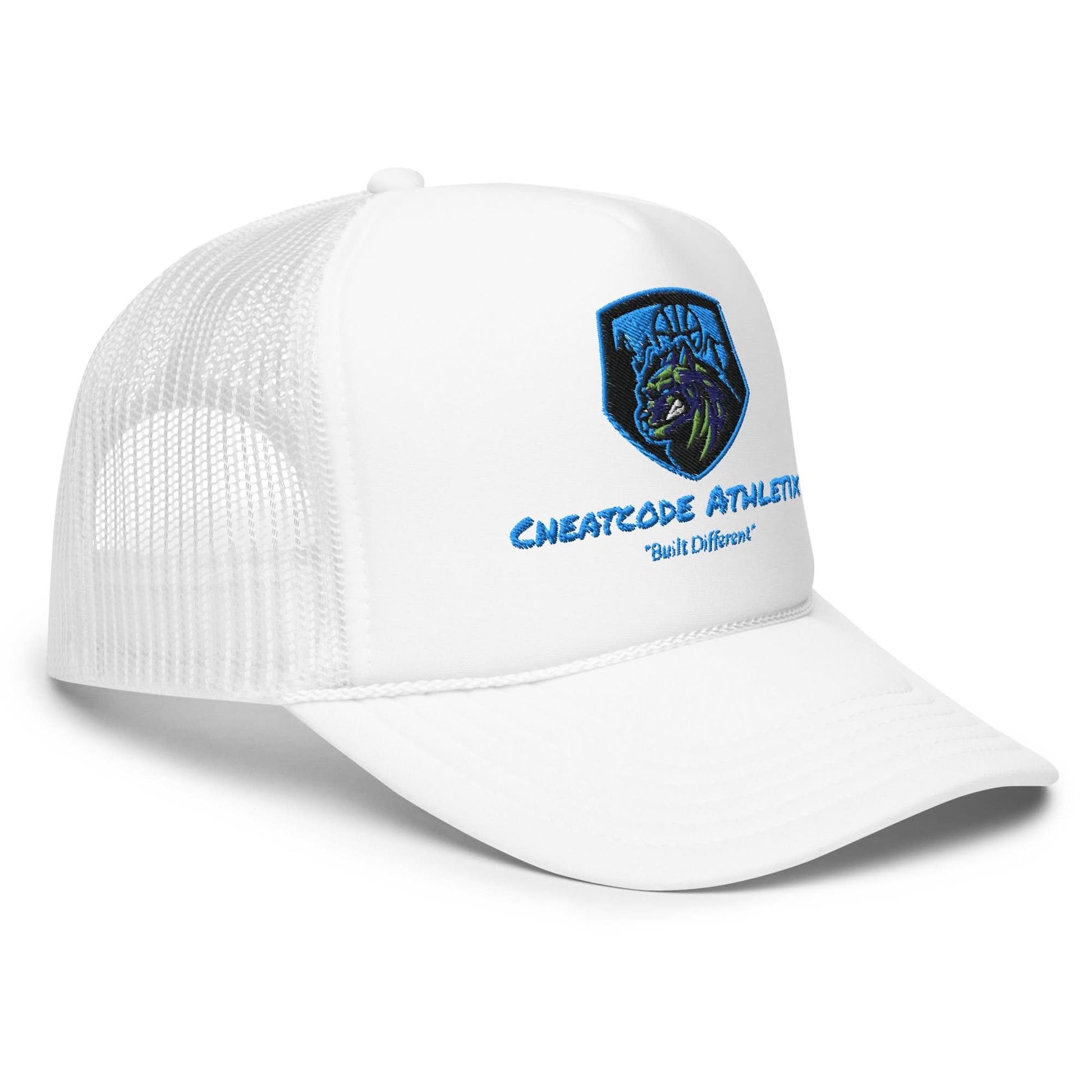 Built Different a Logo Trucker Hat - Cheatcode Athletix