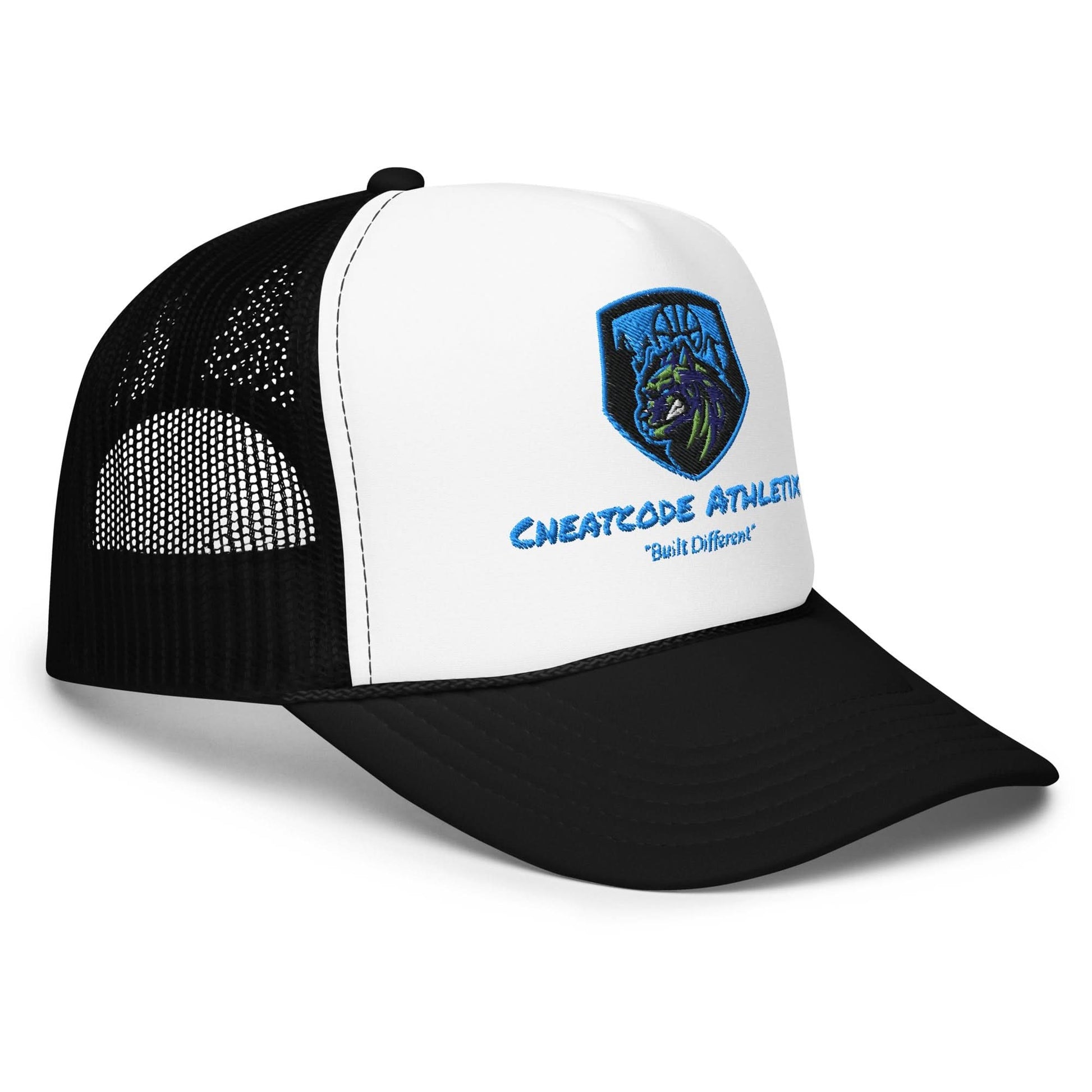 Built Different a Logo Trucker Hat - Cheatcode Athletix