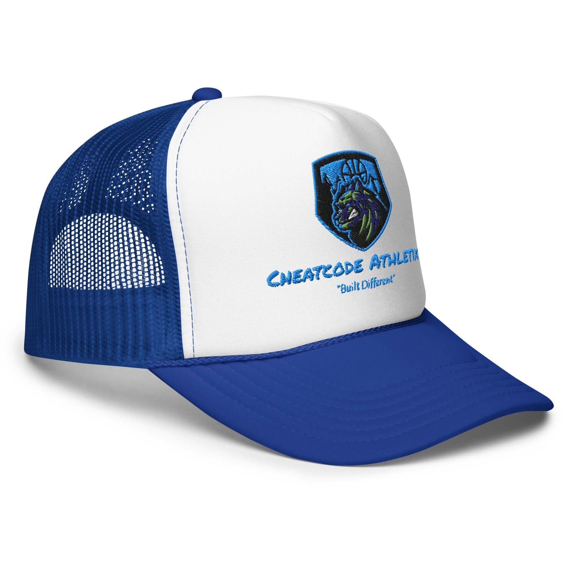Built Different a Logo Trucker Hat - Cheatcode Athletix