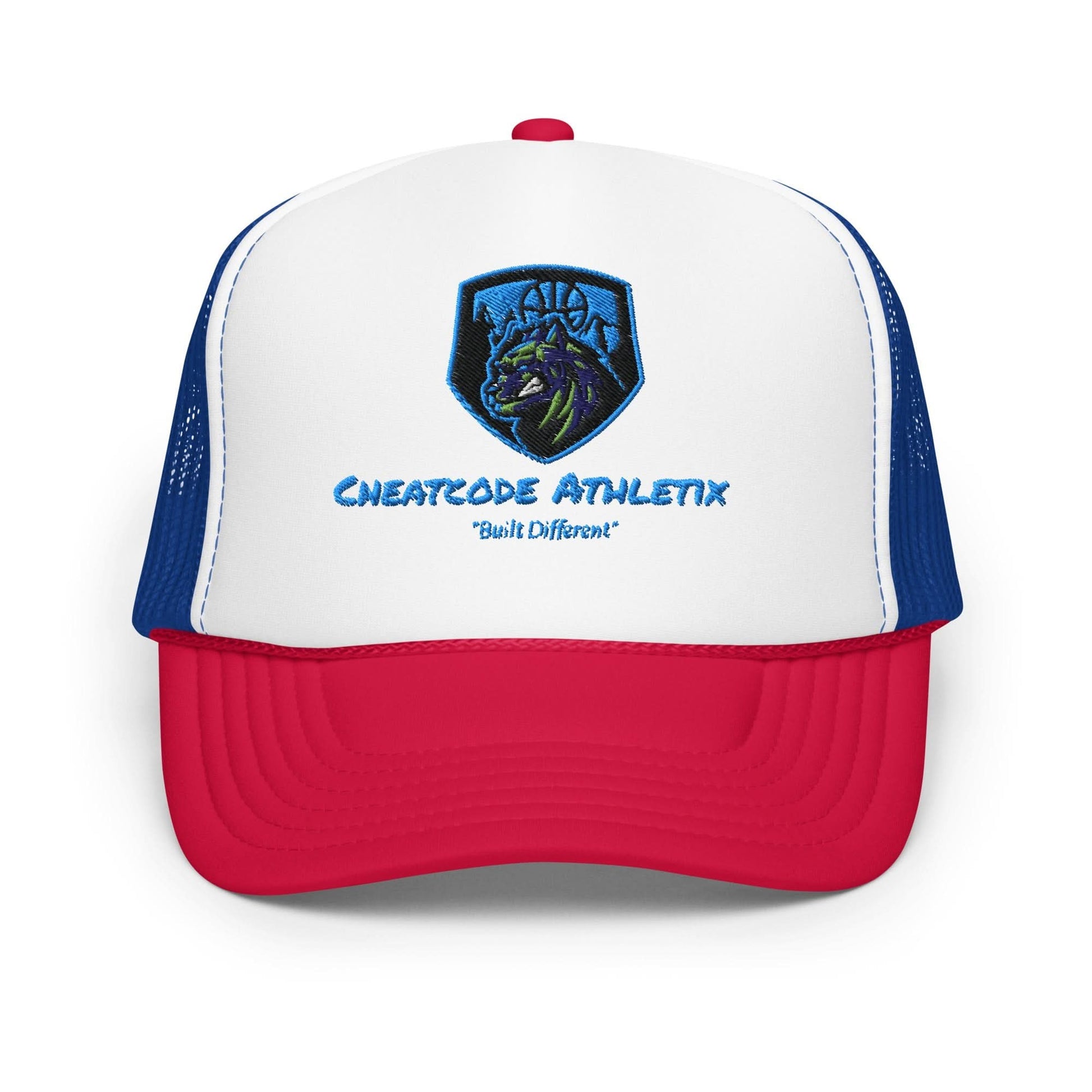 Built Different a Logo Trucker Hat - Cheatcode Athletix