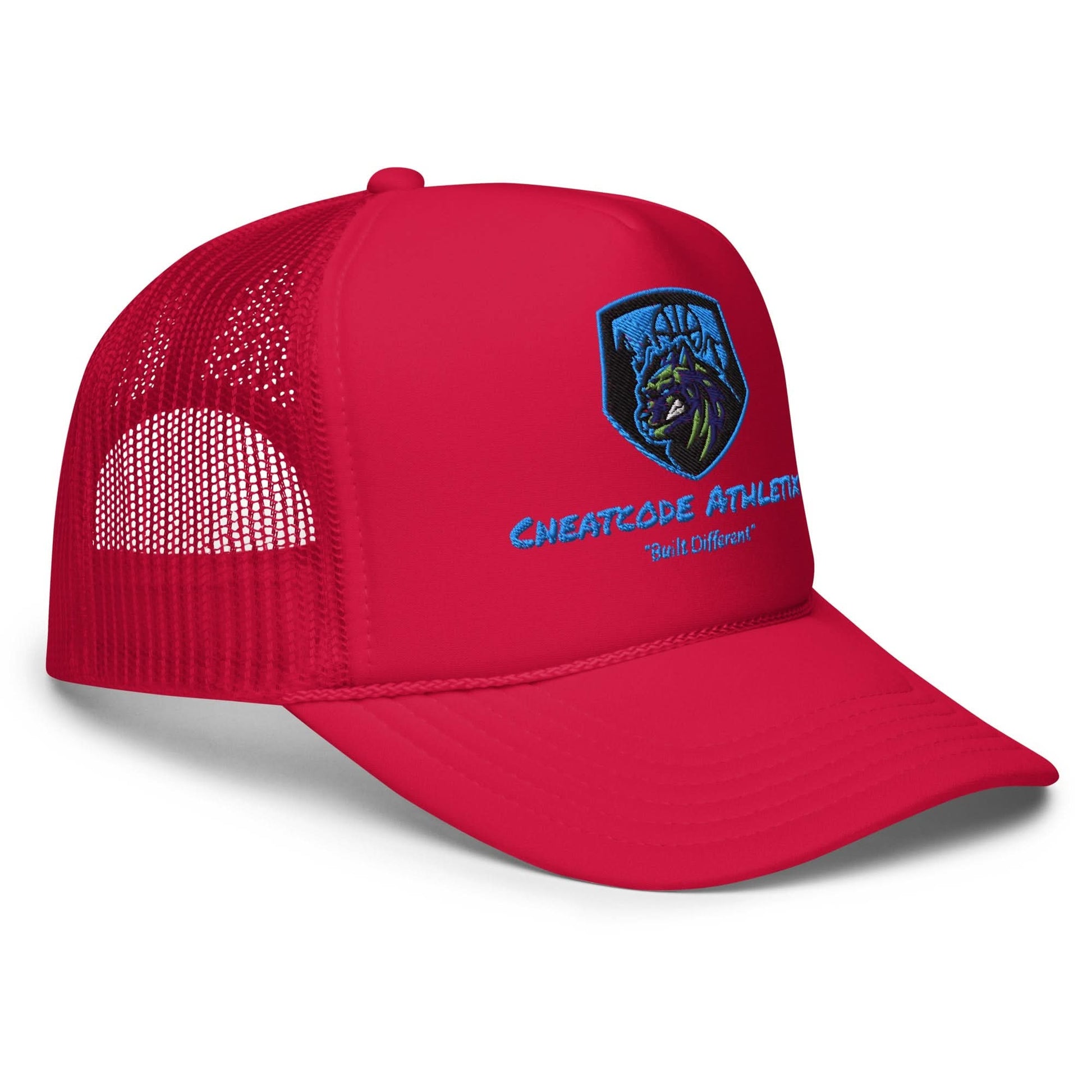 Built Different a Logo Trucker Hat - Cheatcode Athletix